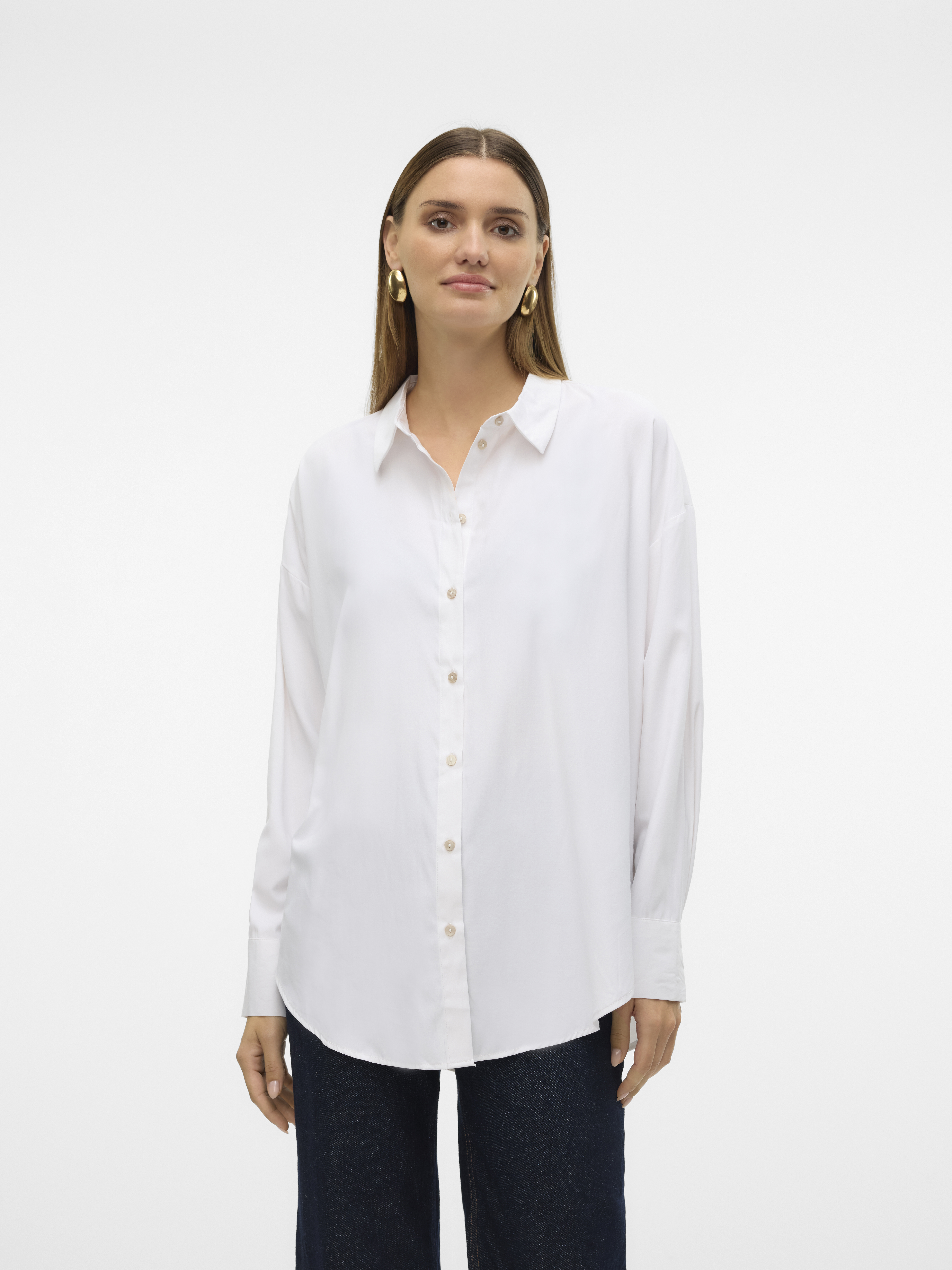 VMNORA LS OVERSIZE SHIRT WVN GA NOOS
