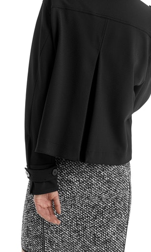 Hemdjacke mit Strukturmuster