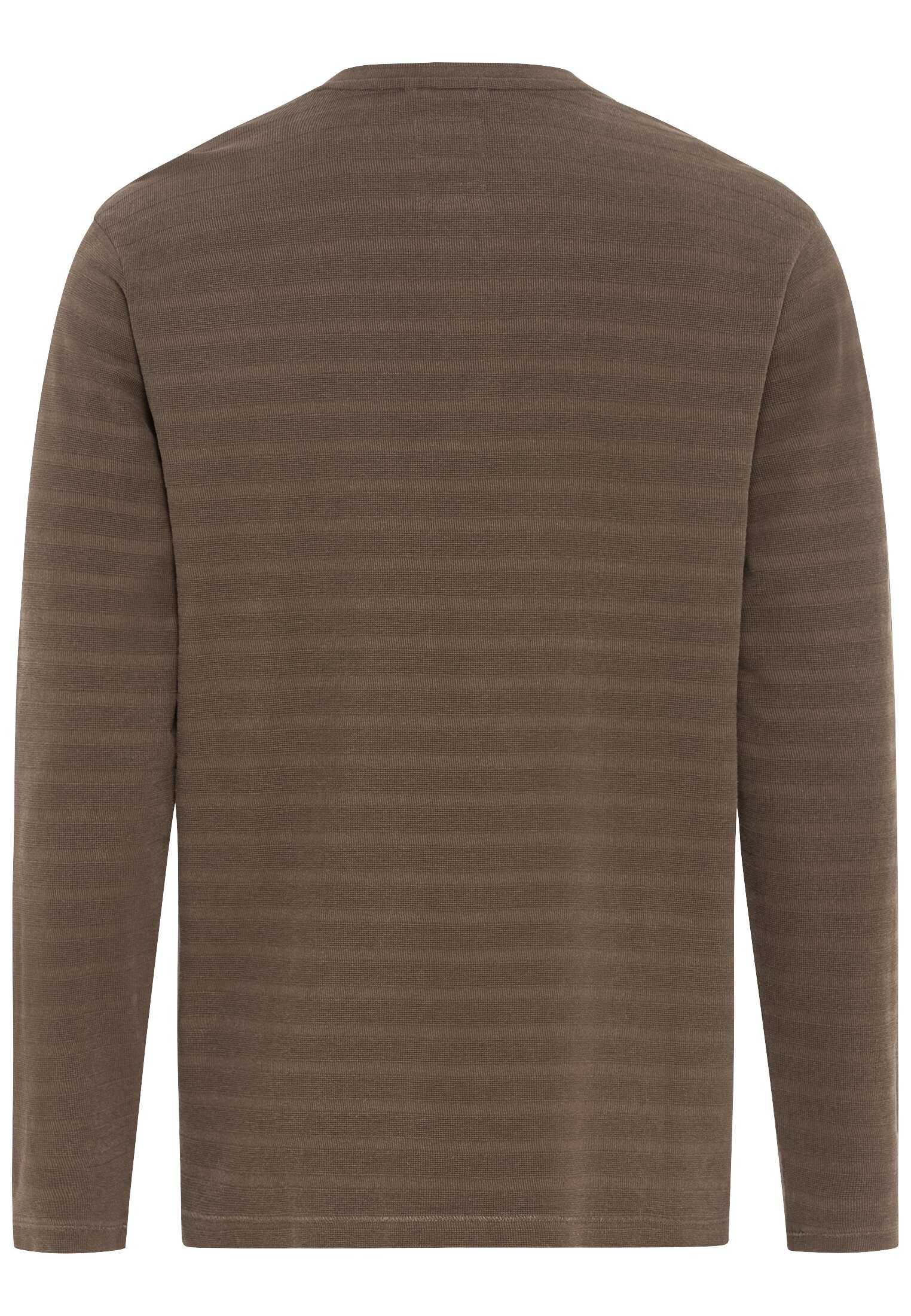 Langarm Henleyshirt aus reiner Baumwolle