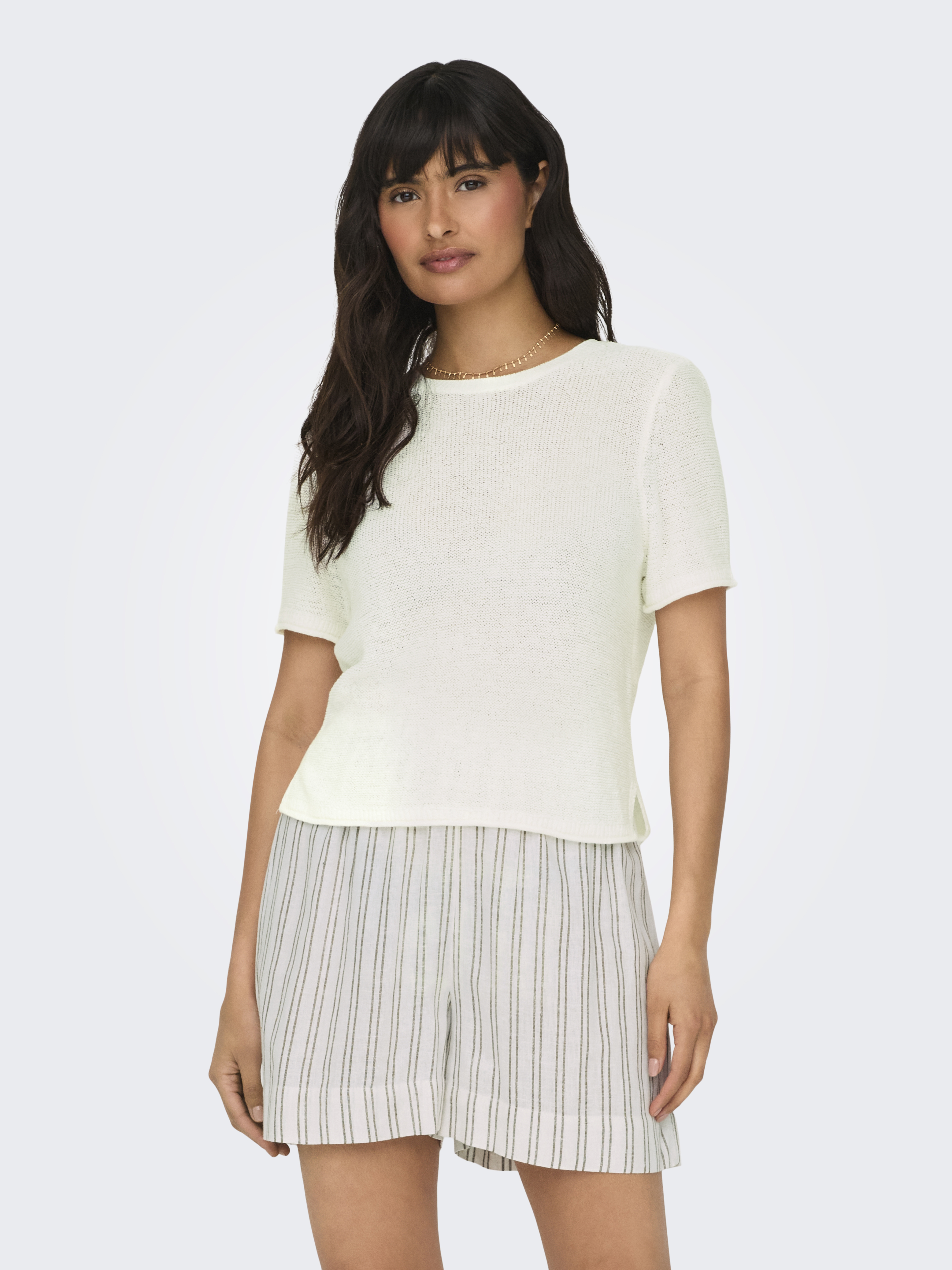 ONLSUNNY S/S PULLOVER KNT NOOS