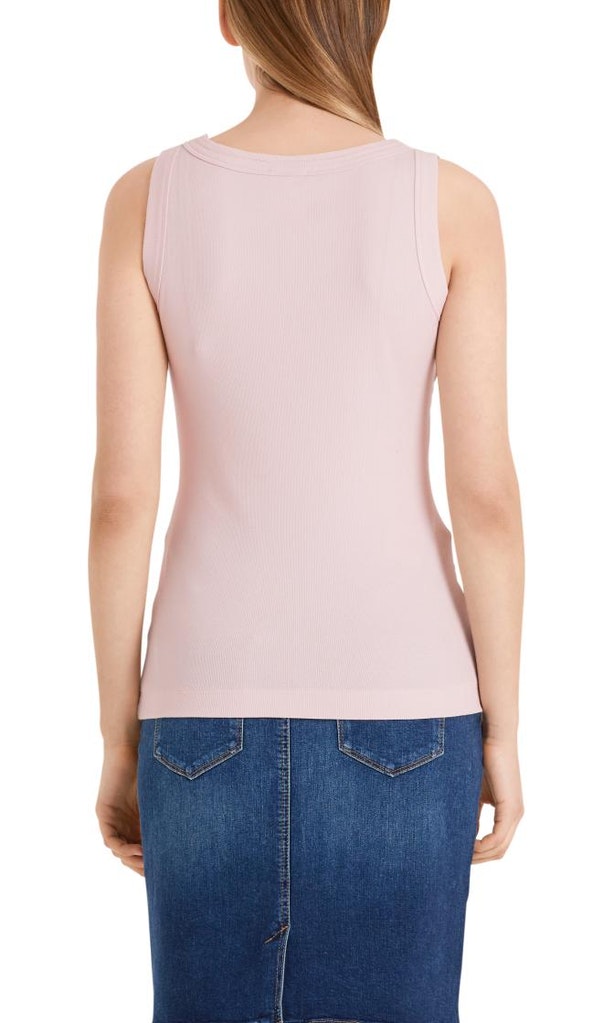 Tank Top aus Ripp-Jersey