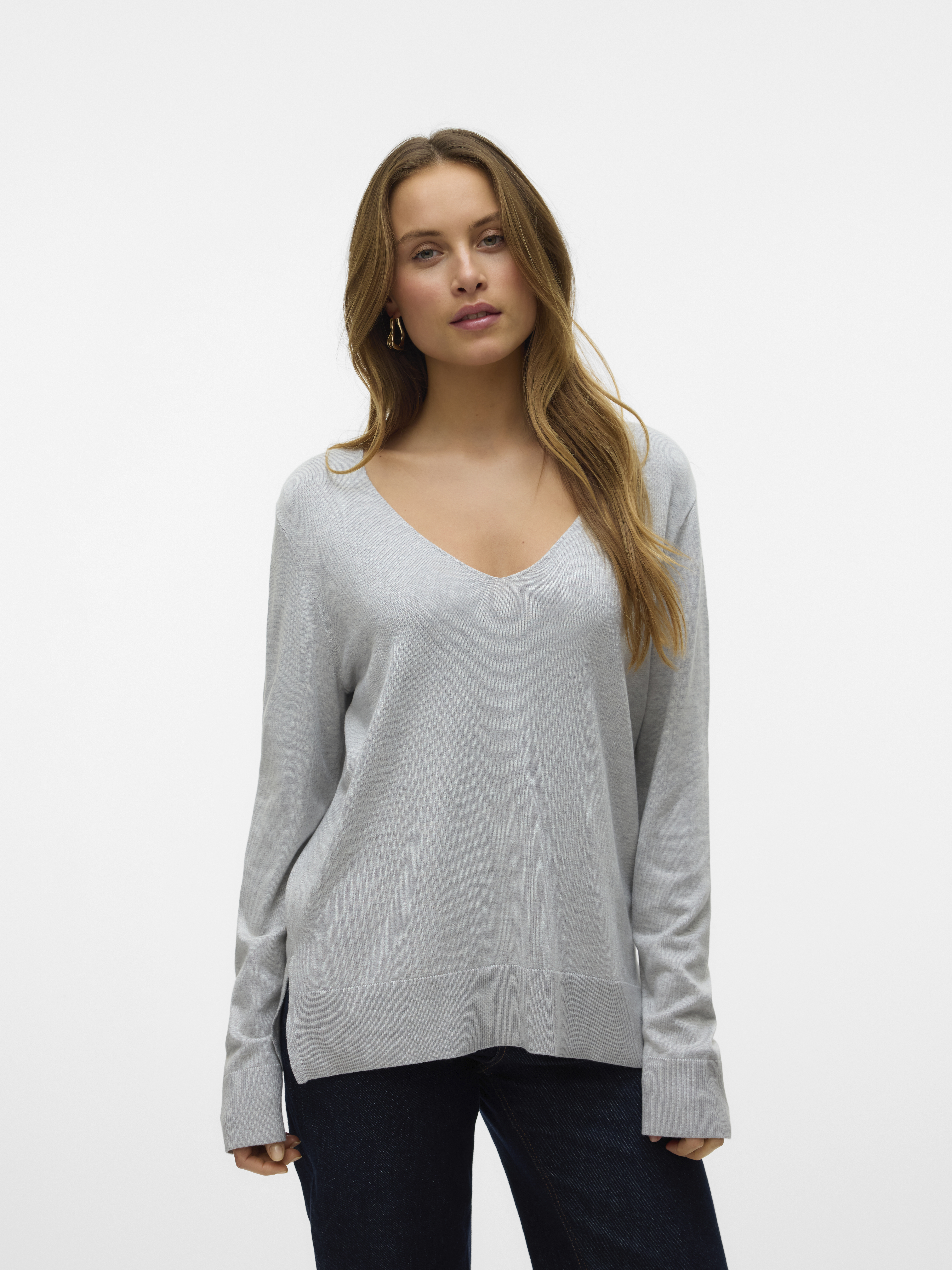 VMSILJE LS V-NECK PULLOVER GA NOOS