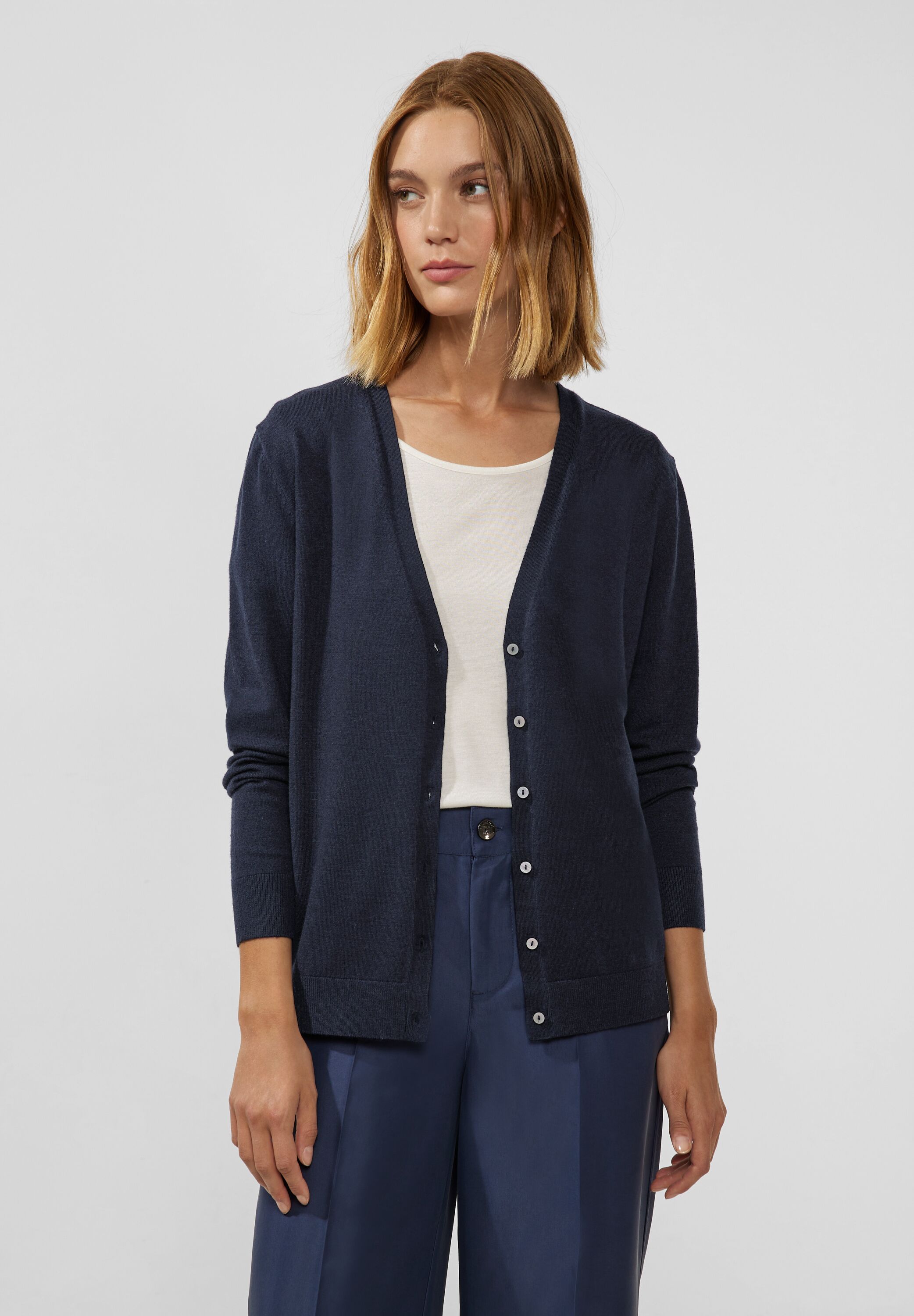 Cardigan mit V-Ausschnitt
