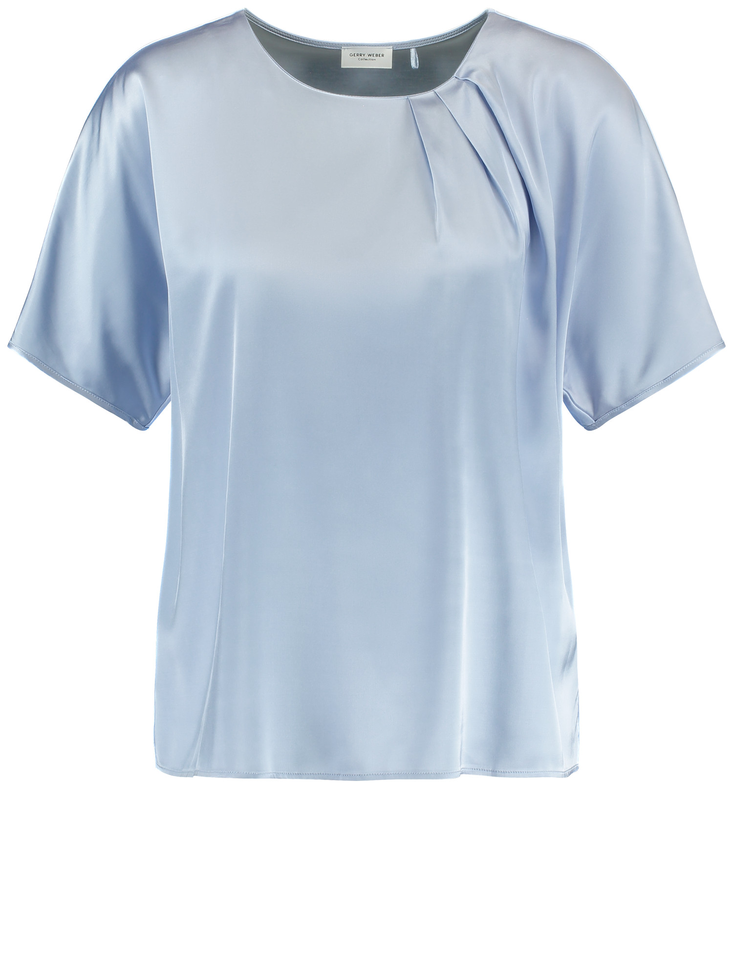 Fließendes Blusenshirt mit Material-Patch
