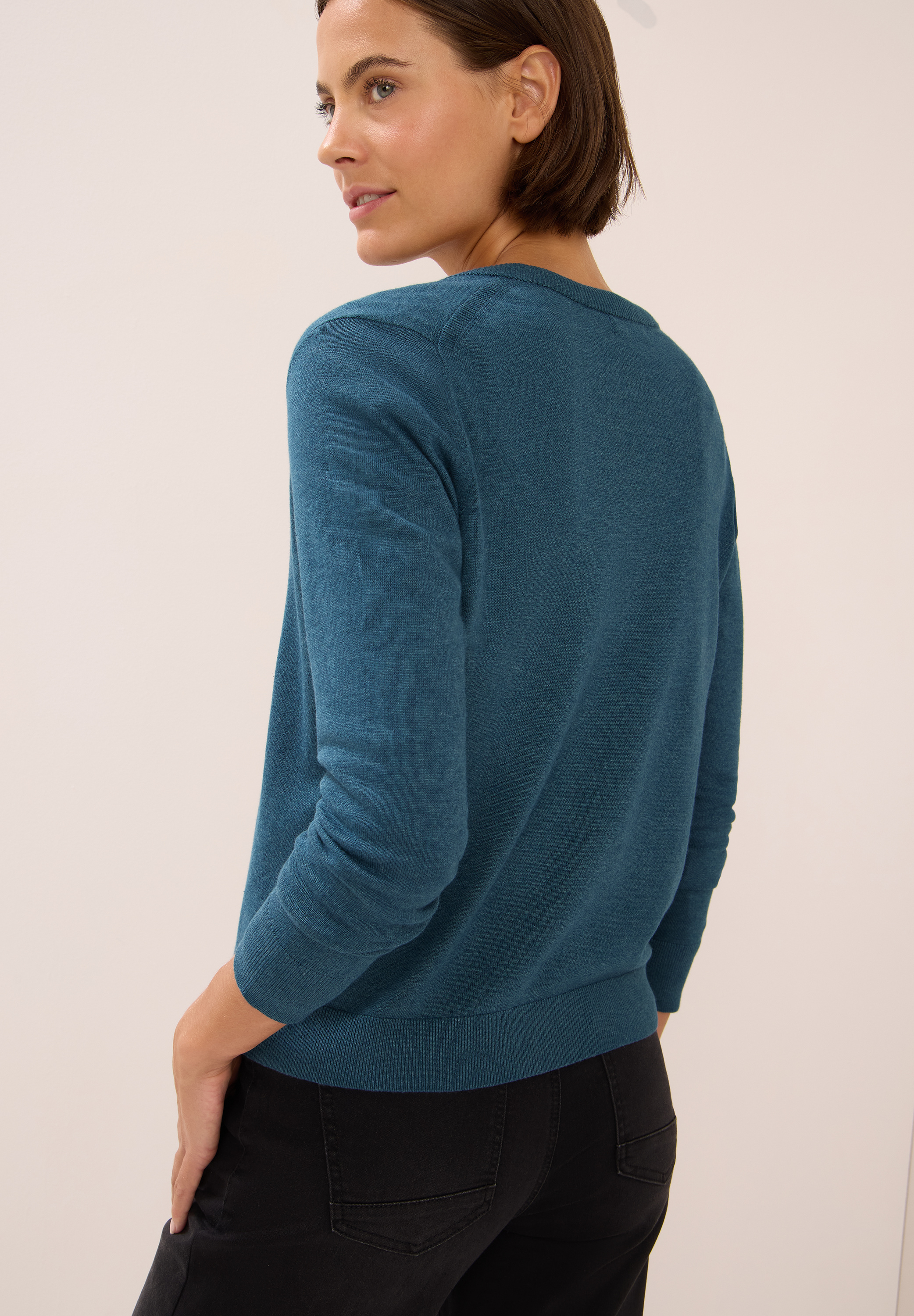 Strickjacke mit Knopfleiste