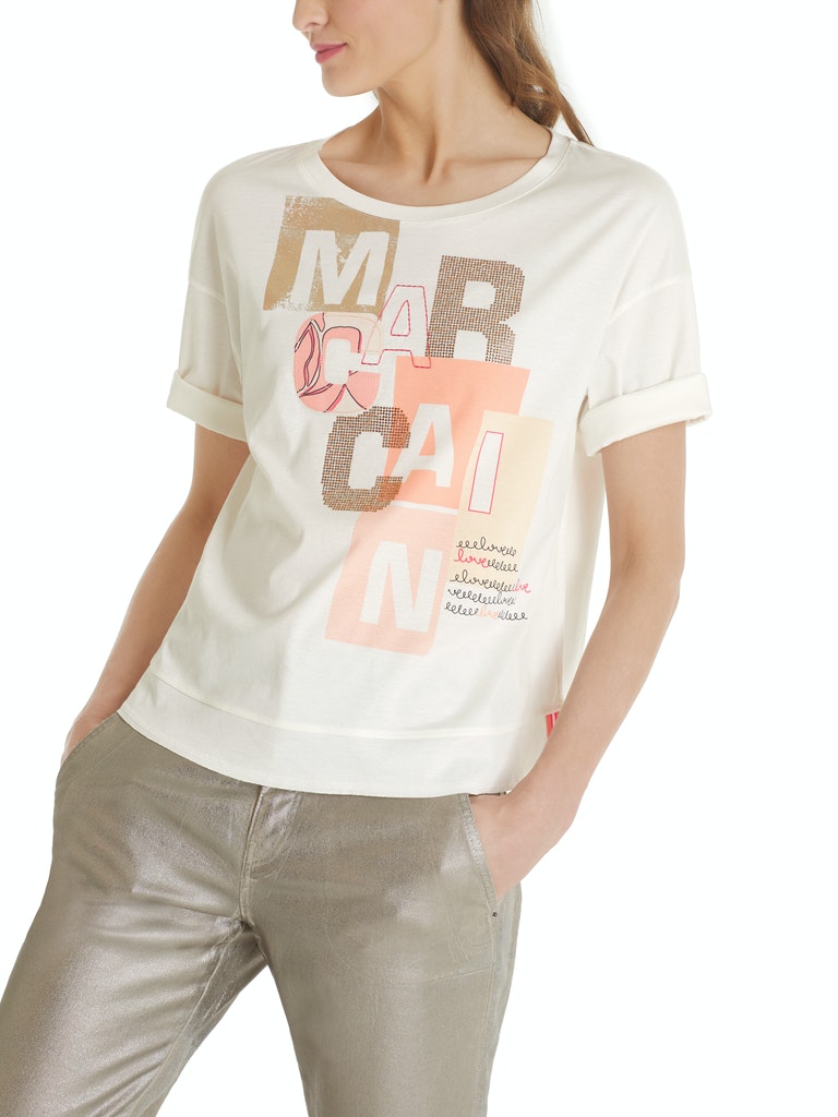 Marc-Cain-Glitter-T-Shirt
