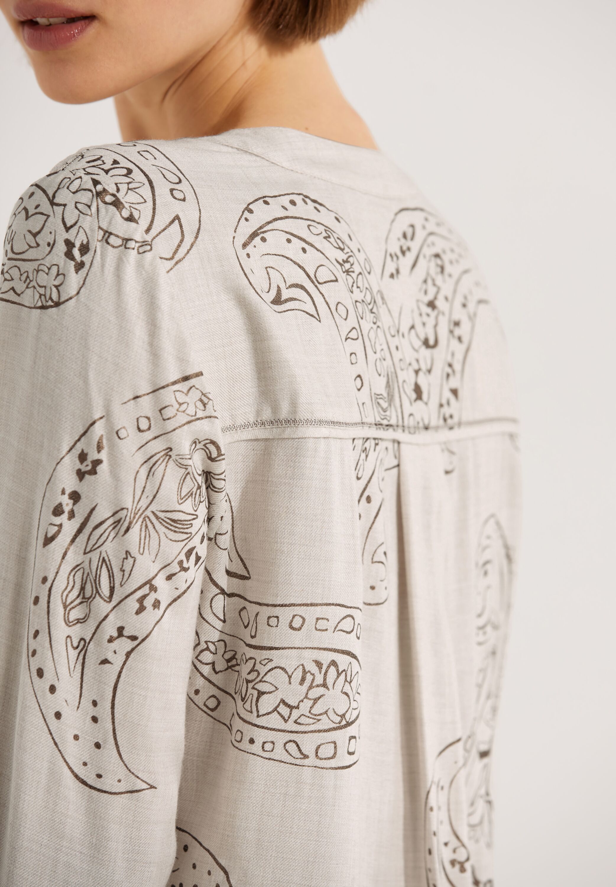 Bluse mit Paisley Print