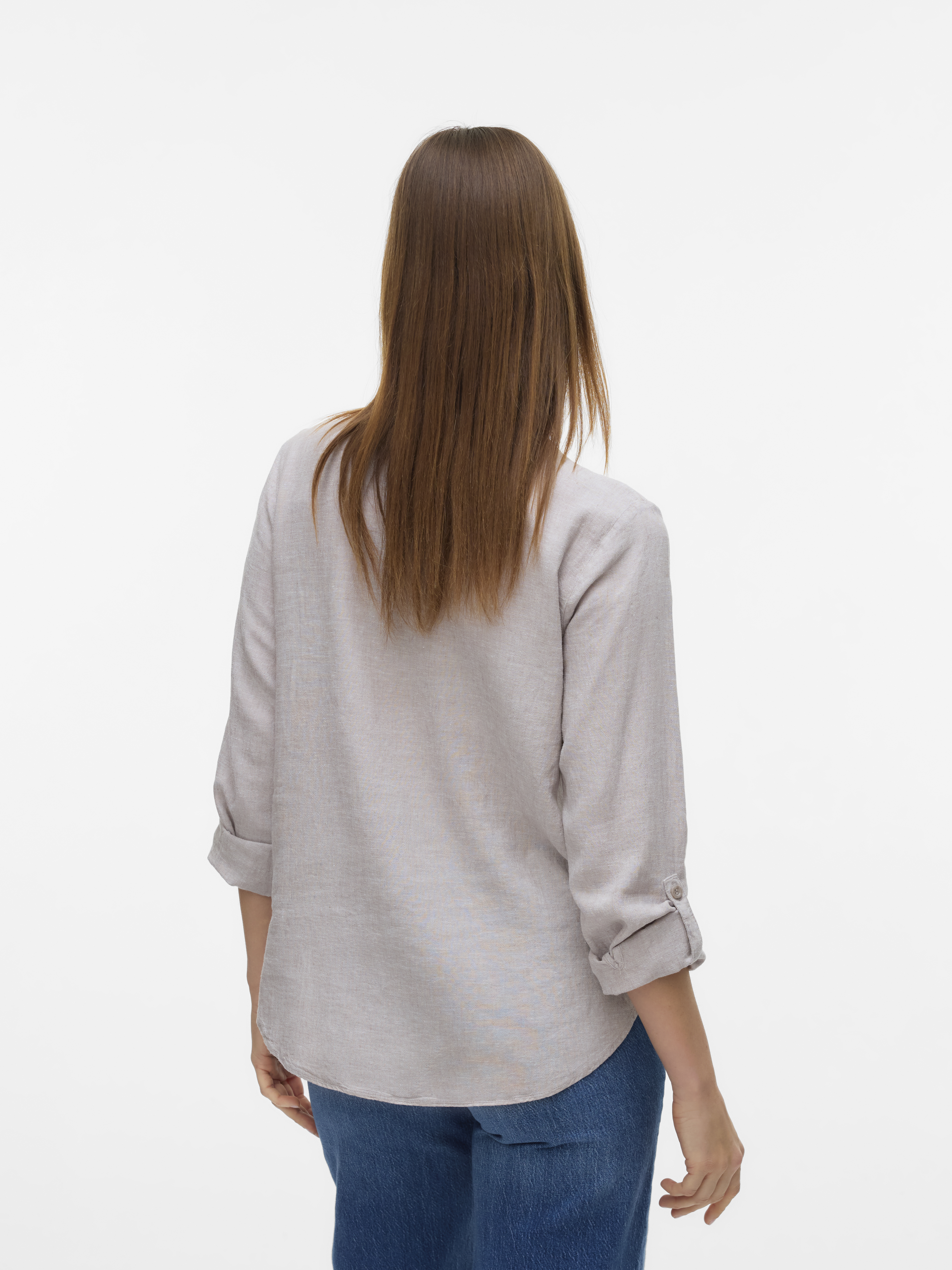 VMLINN LS V-NECK SHIRT WVN NOOS