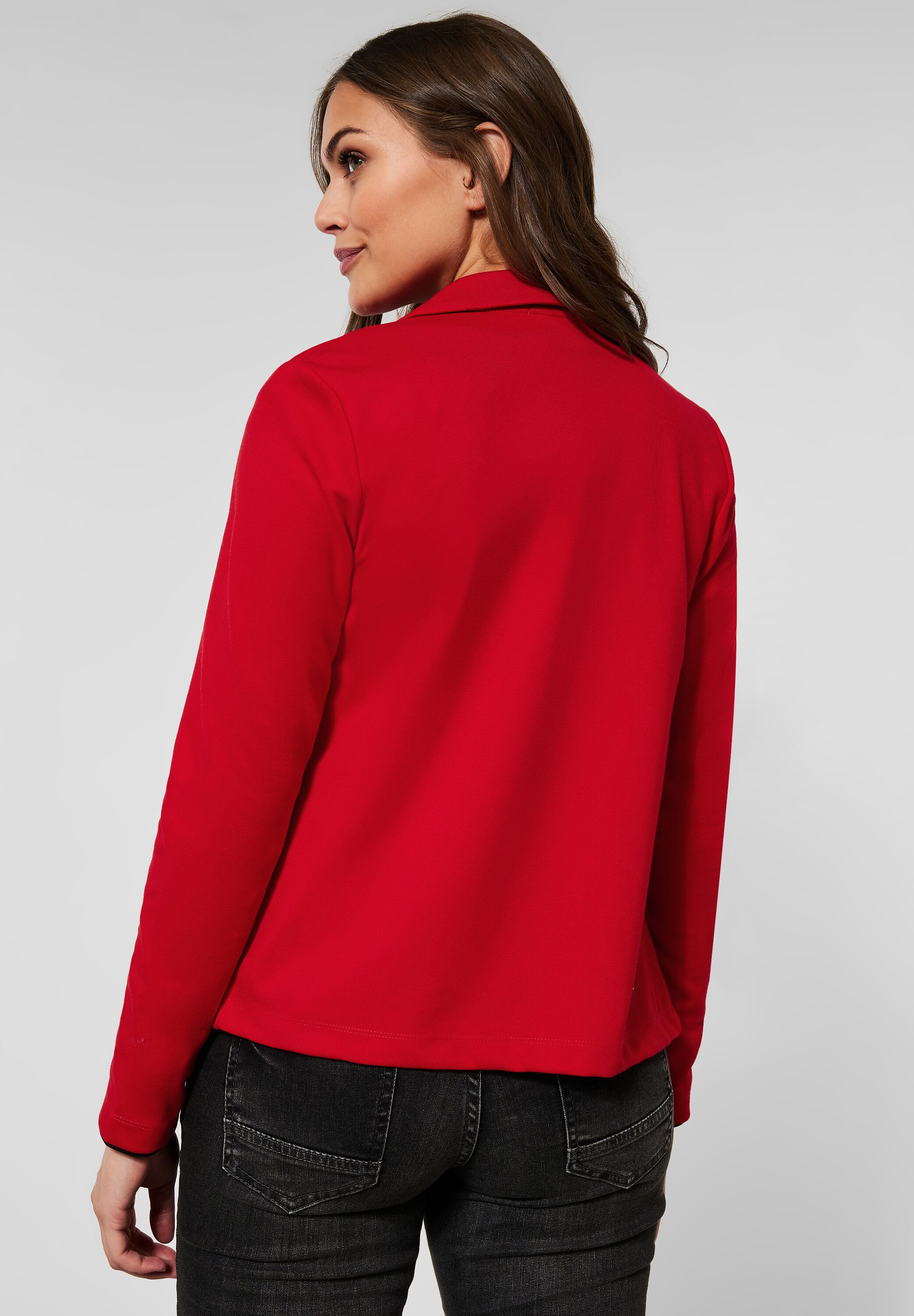 Basic Blazer in Unifarbe