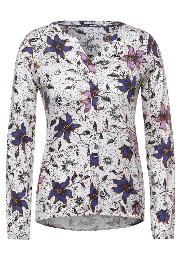 Shirt mit Blumen Print