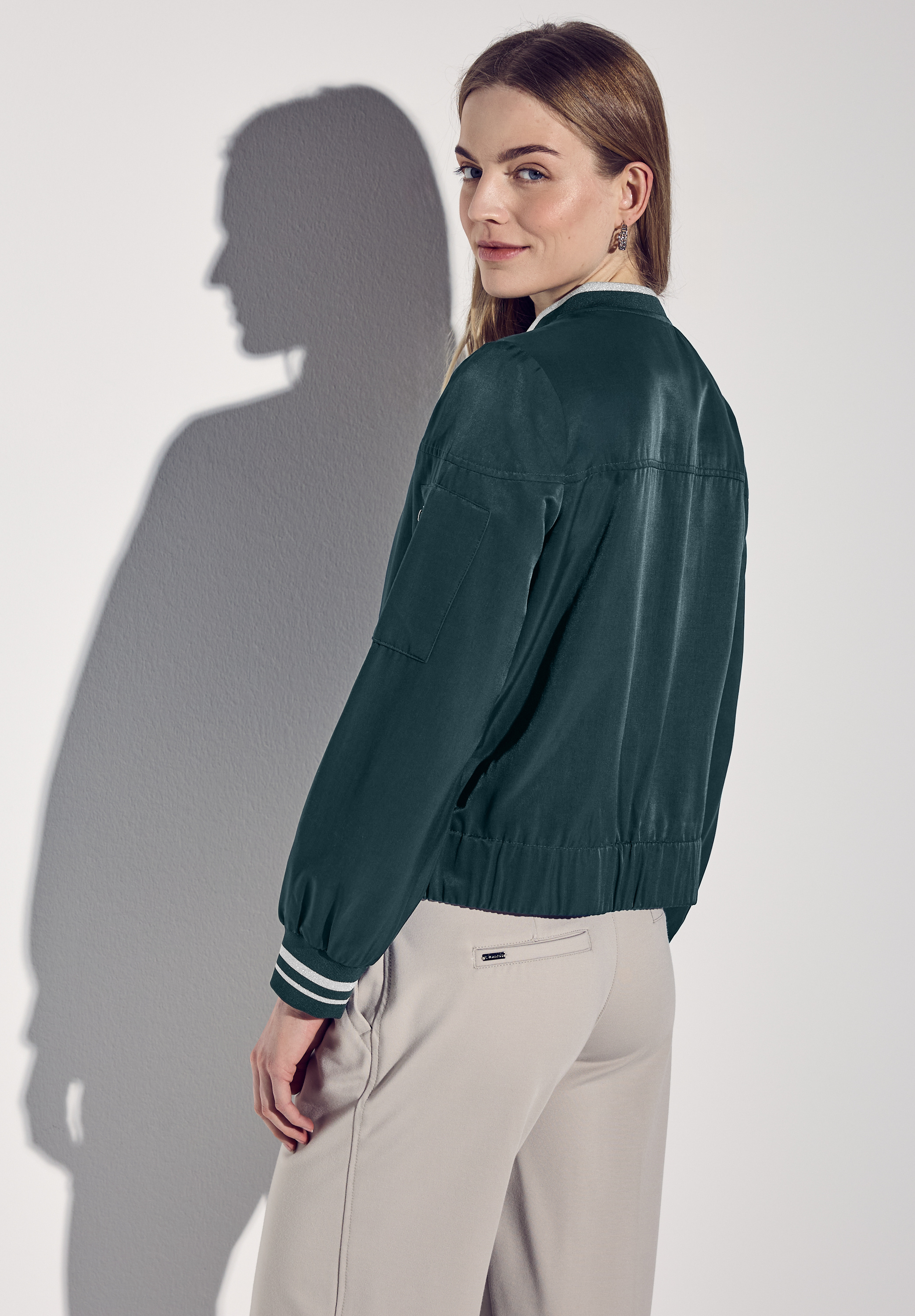 Satin Blouson