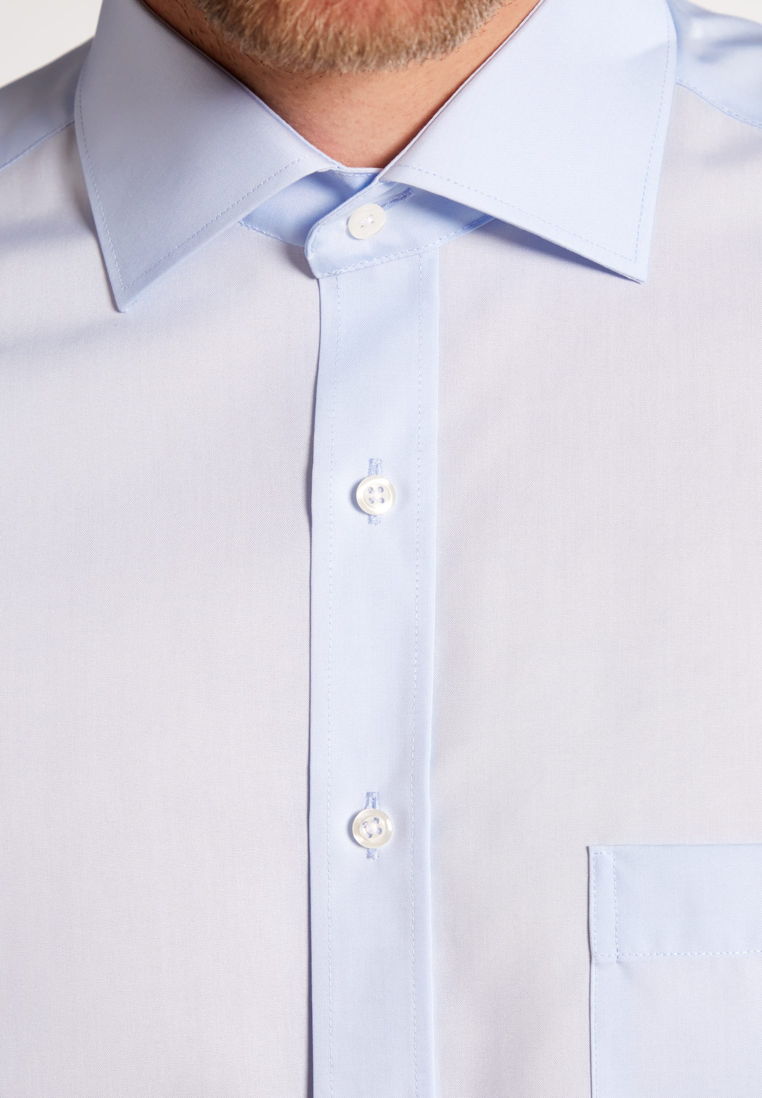 ETERNA LANGARM HEMD MODERN FIT POPELINE