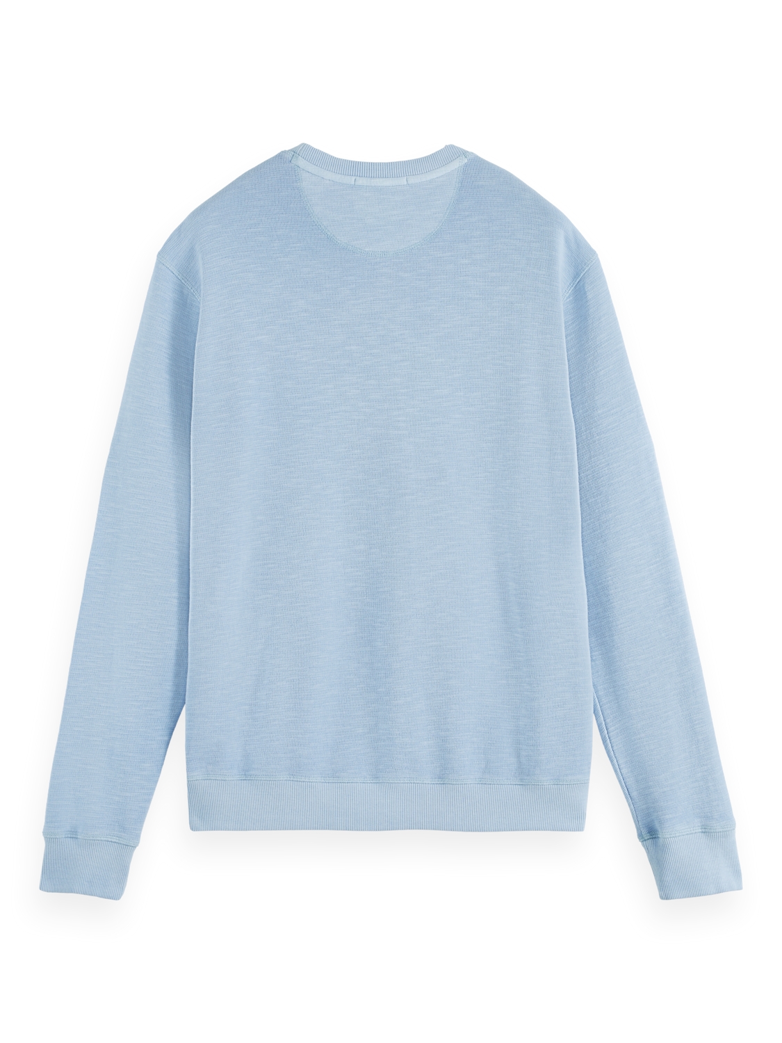 Garment dye structured sweatshirt