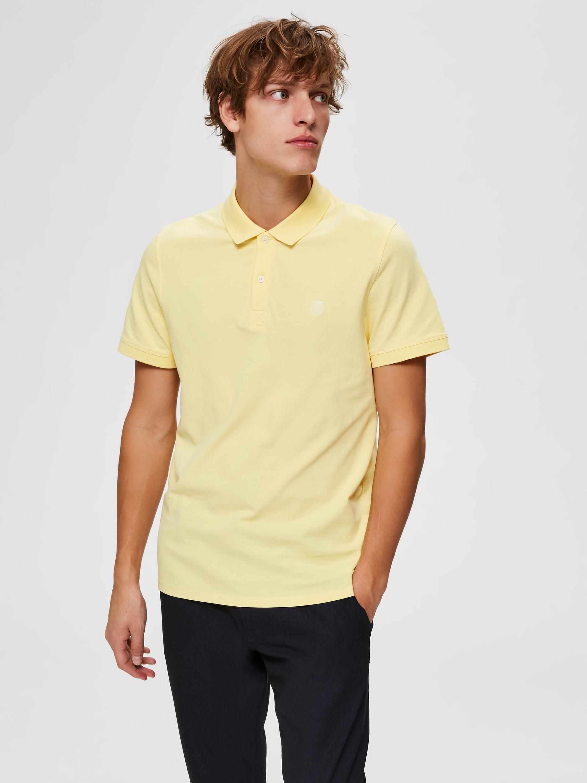 SLHARO SS EMBROIDERY POLO  W NOOS