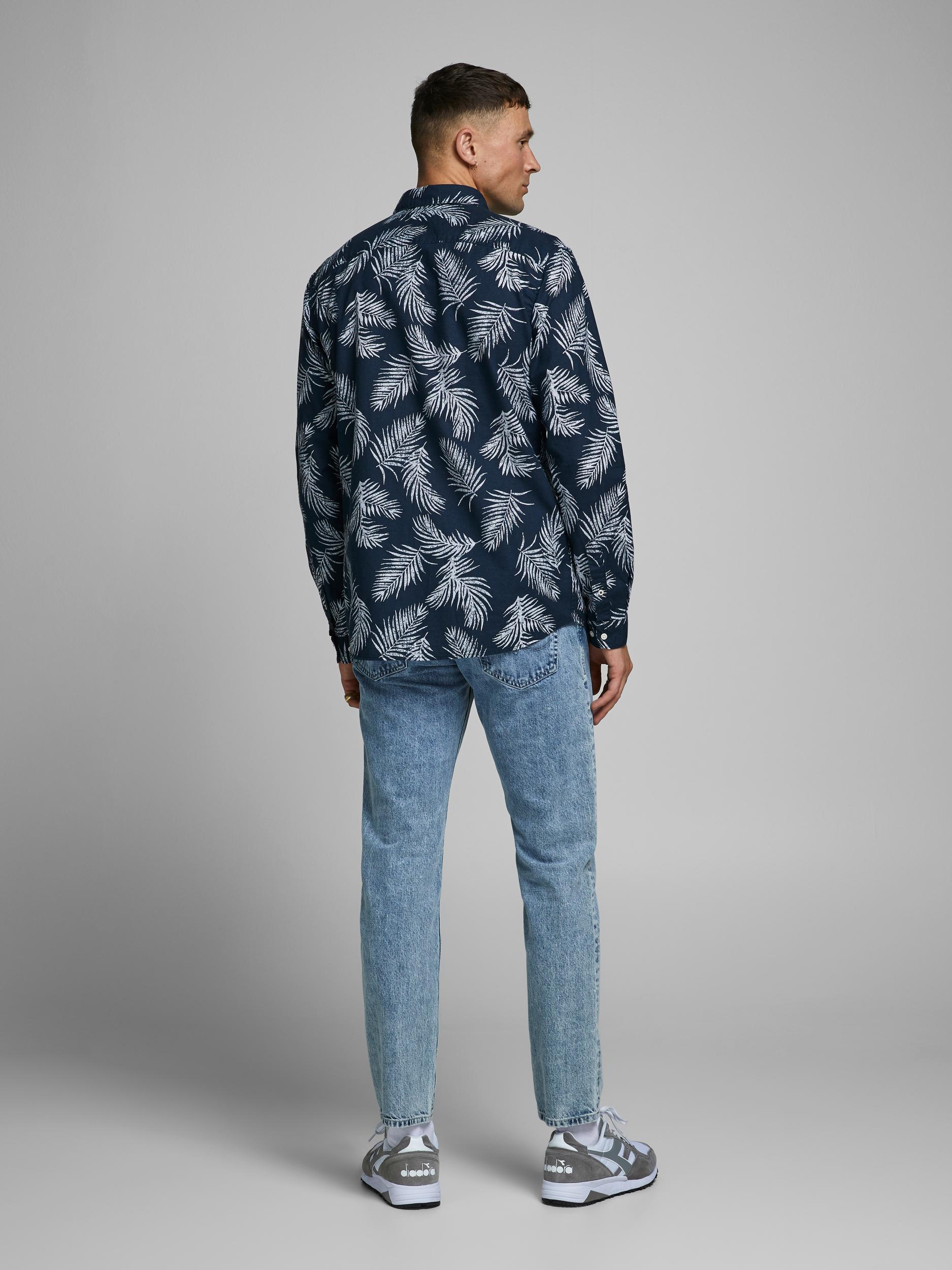 JPRBLASUMMER LEAF SHIRT L/S S20