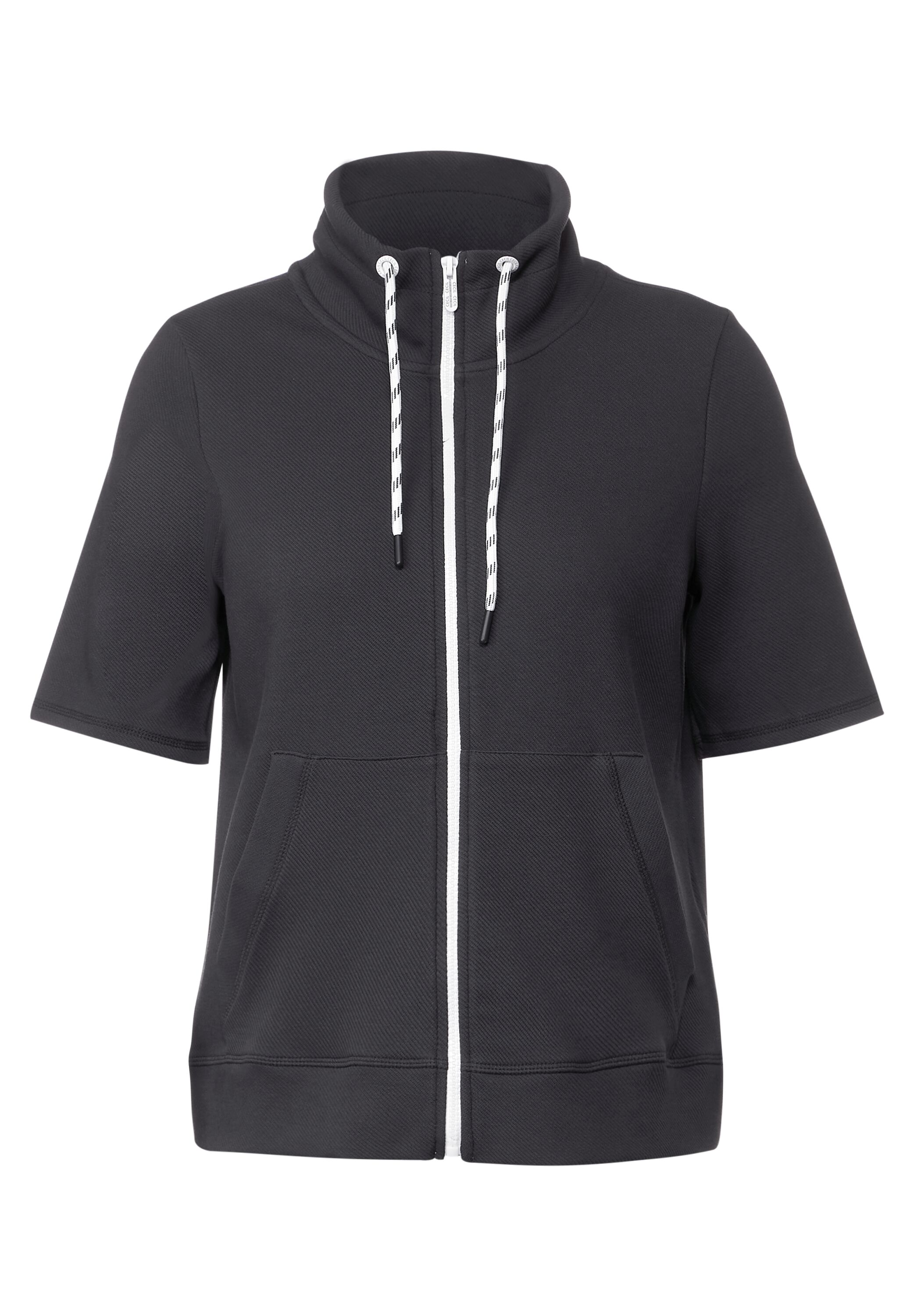 Kurzarm Sweatjacke