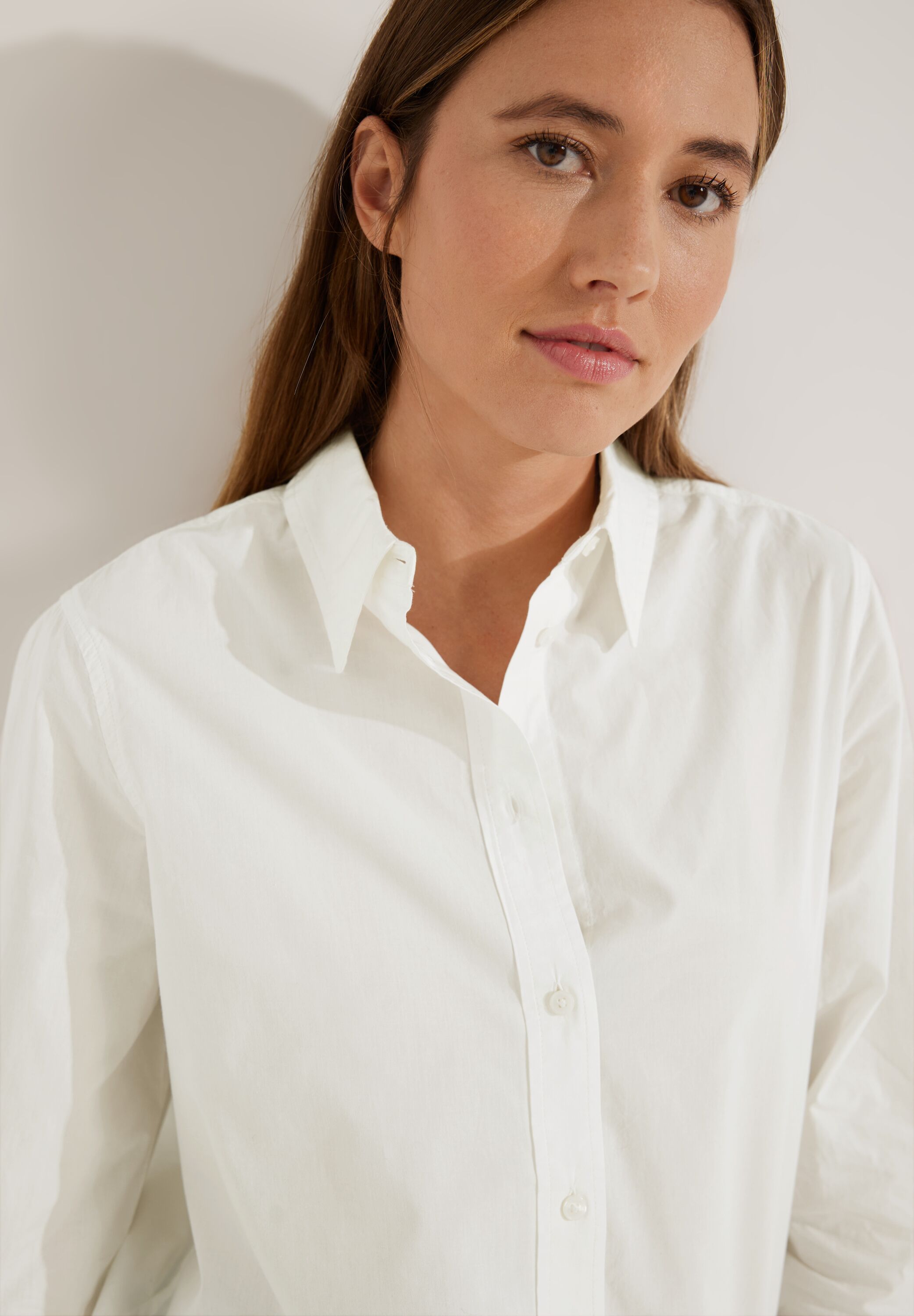 Lange Bluse aus Baumwolle