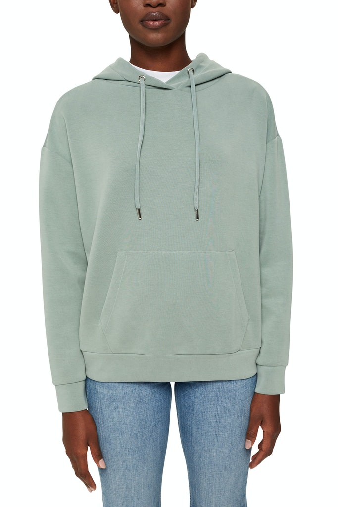Hoodie aus kompaktem Sweat mit TENCEL™