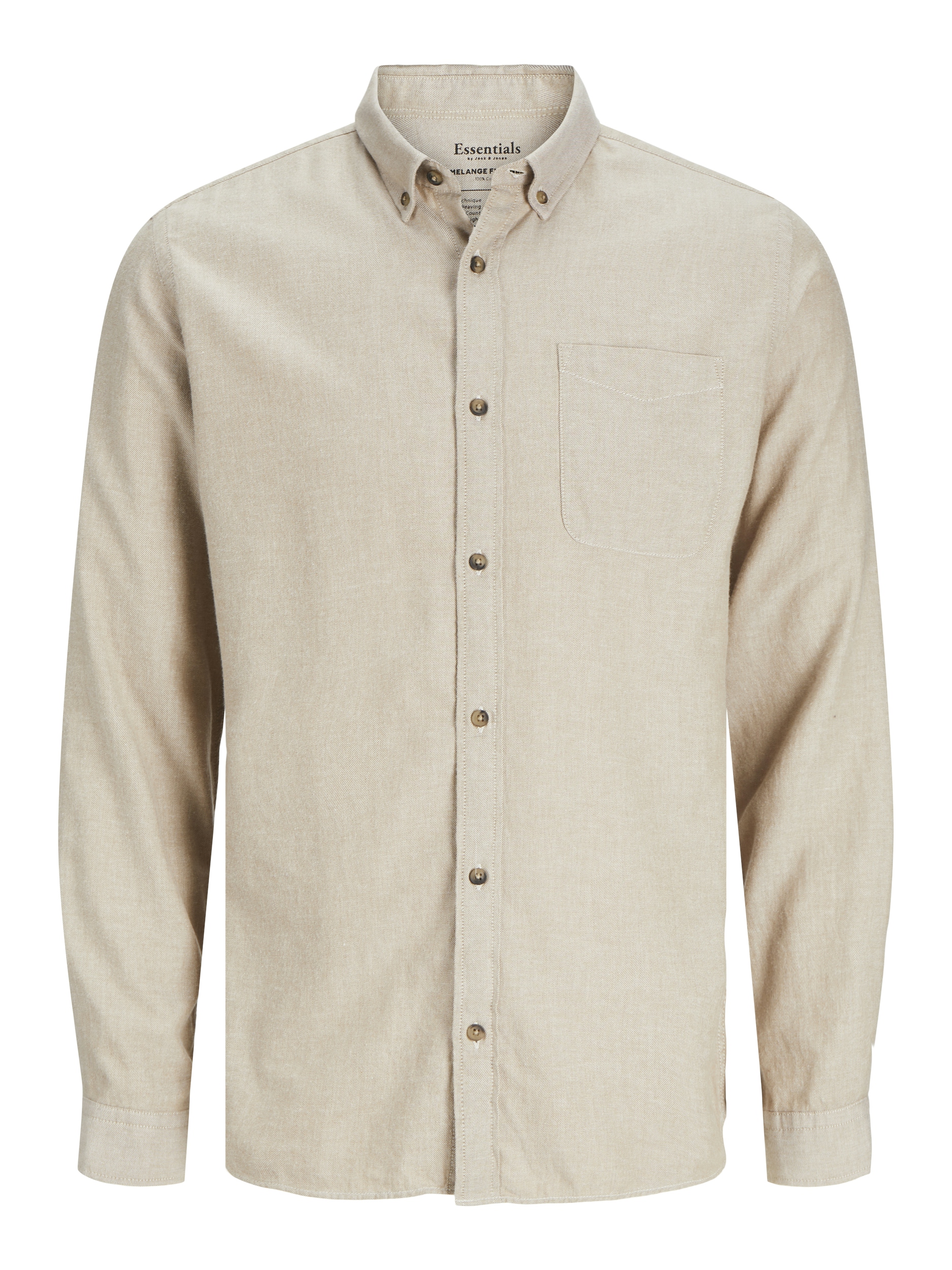 JJECLASSIC MELANGE SHIRT LS NOOS