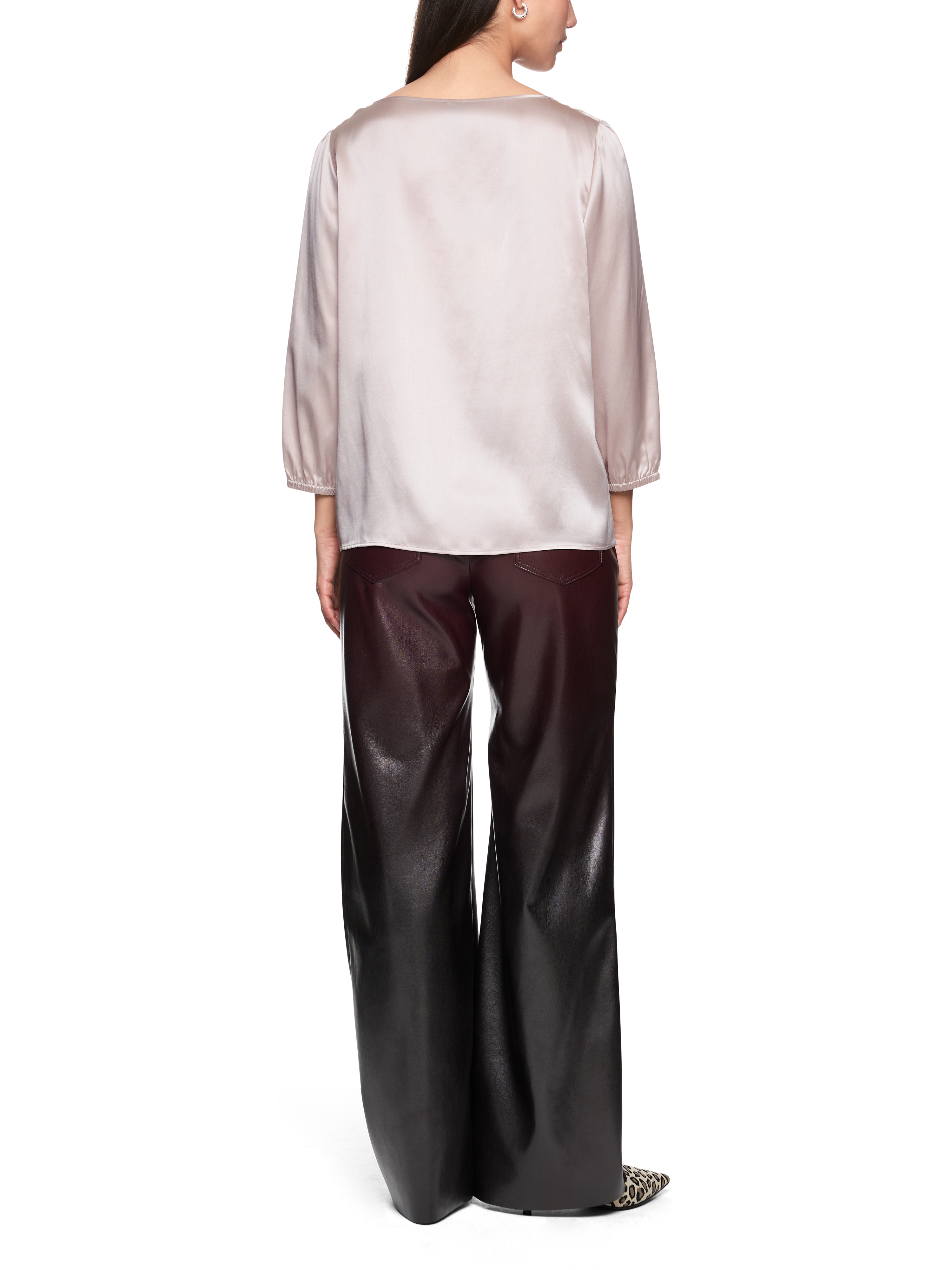 Lockere Seidenbluse