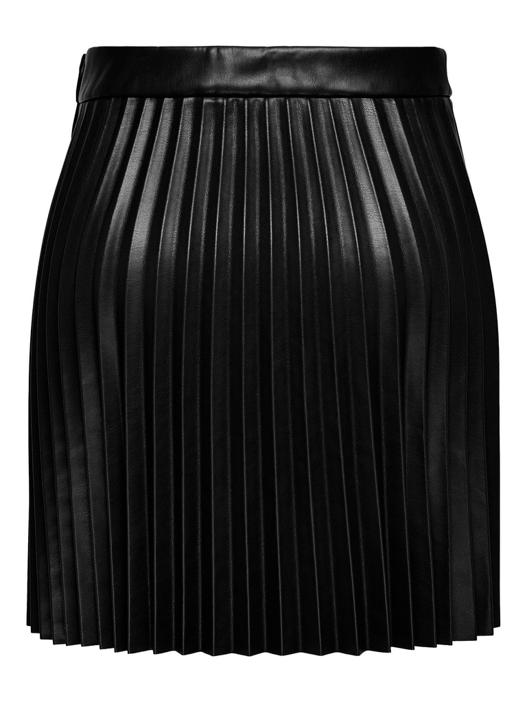 ONLANEA HW FAUX LEATHER PLISSE SKIRT PNT