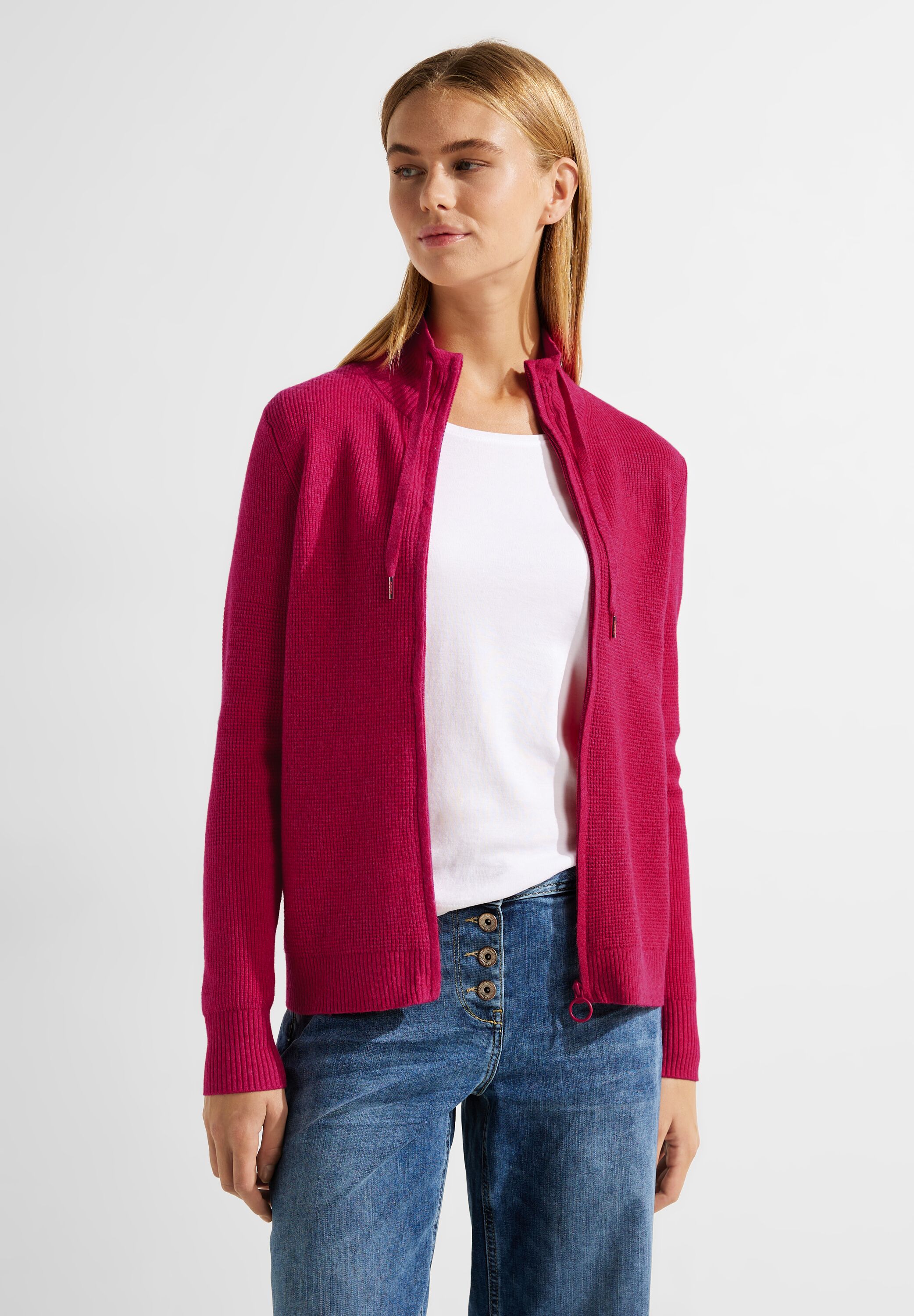 Cosy Cardigan mit Zipper