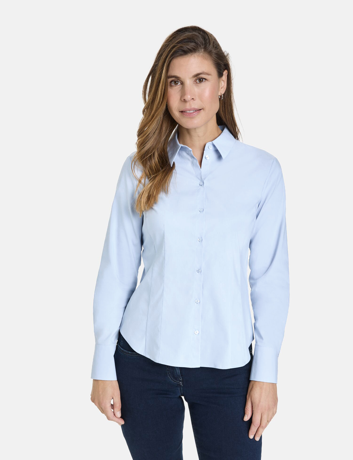 Klassische Hemdbluse
