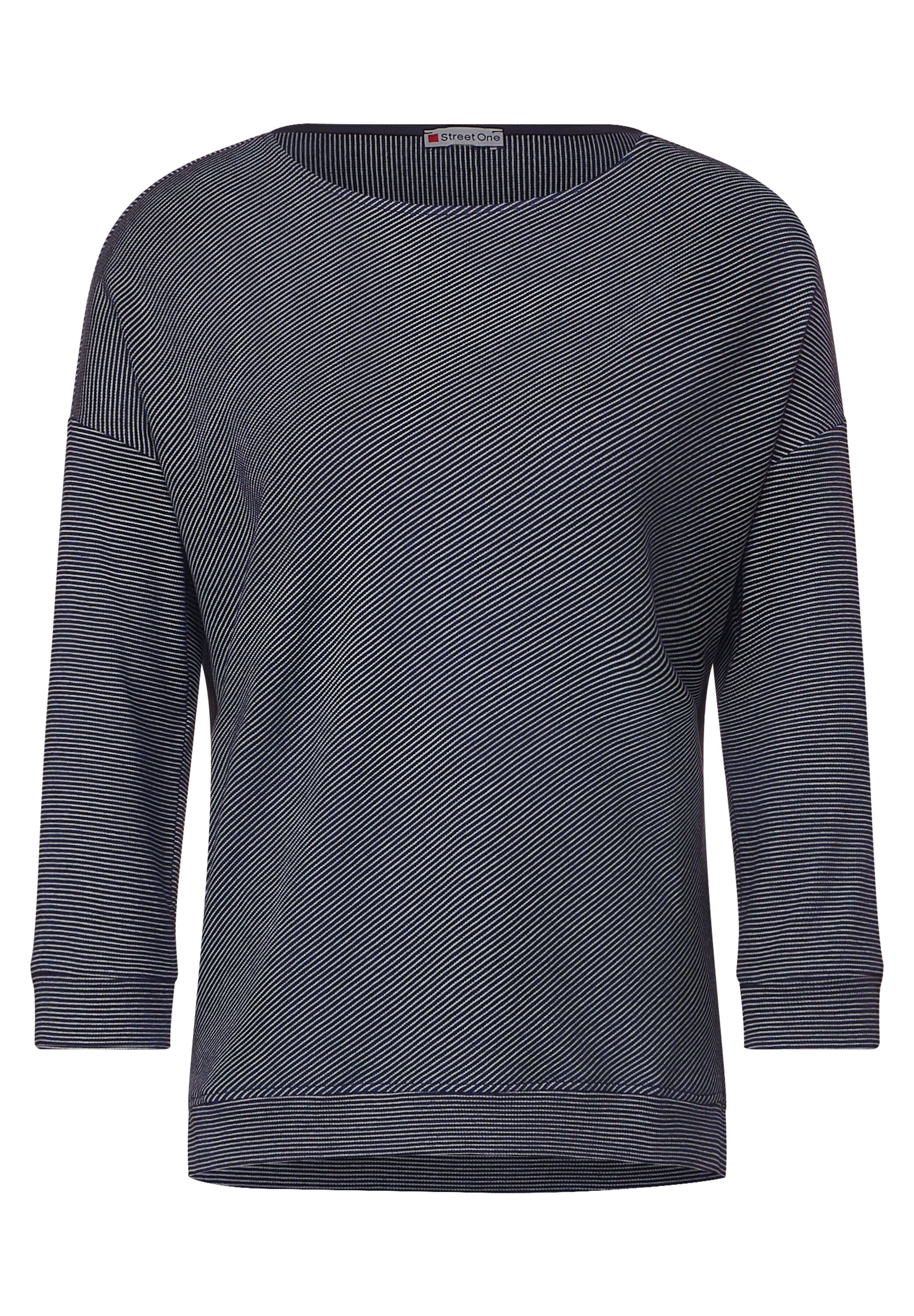 Shirt mit Streifenstruktur