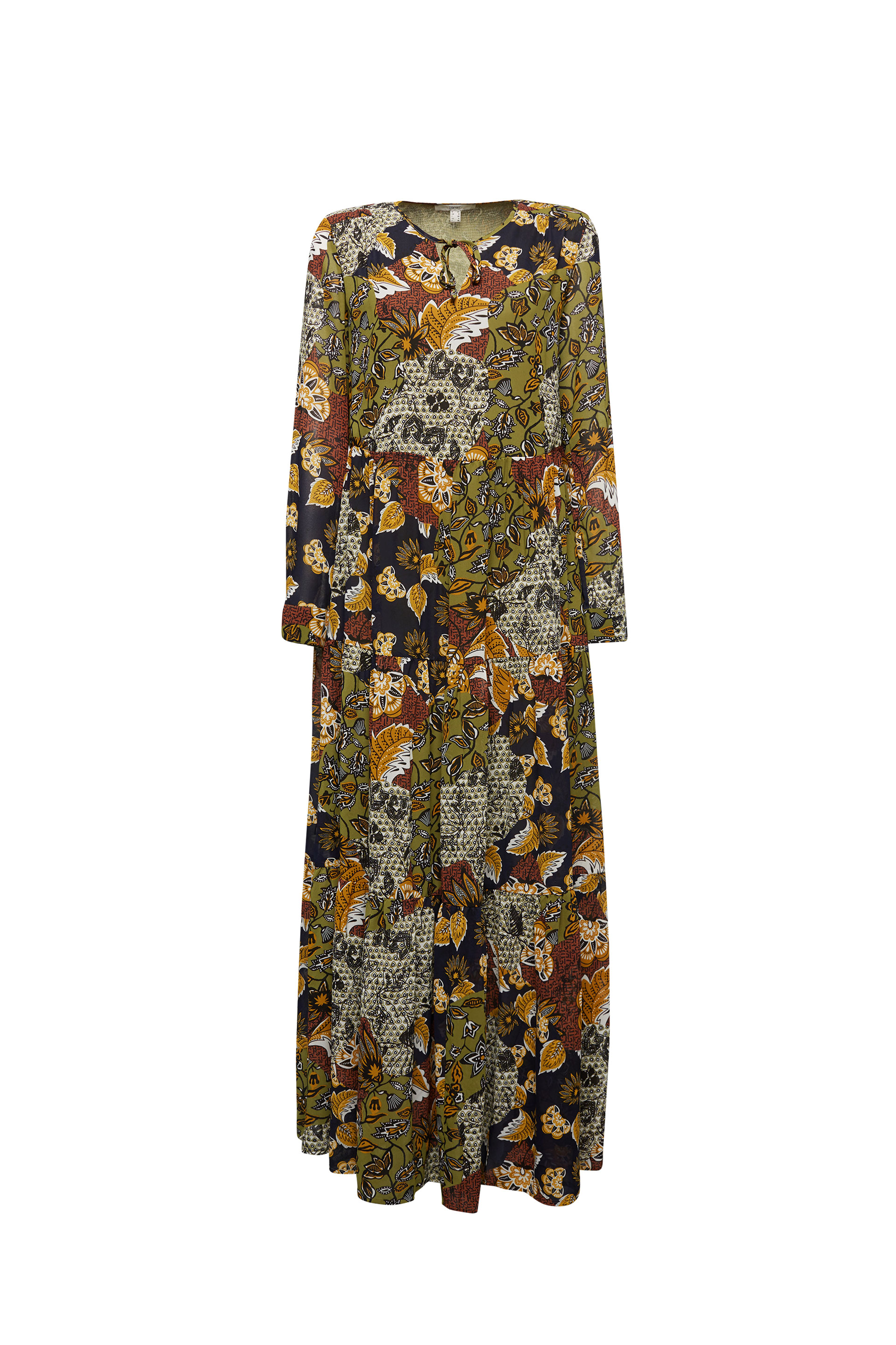 Recycelt: Maxikleid mit Print