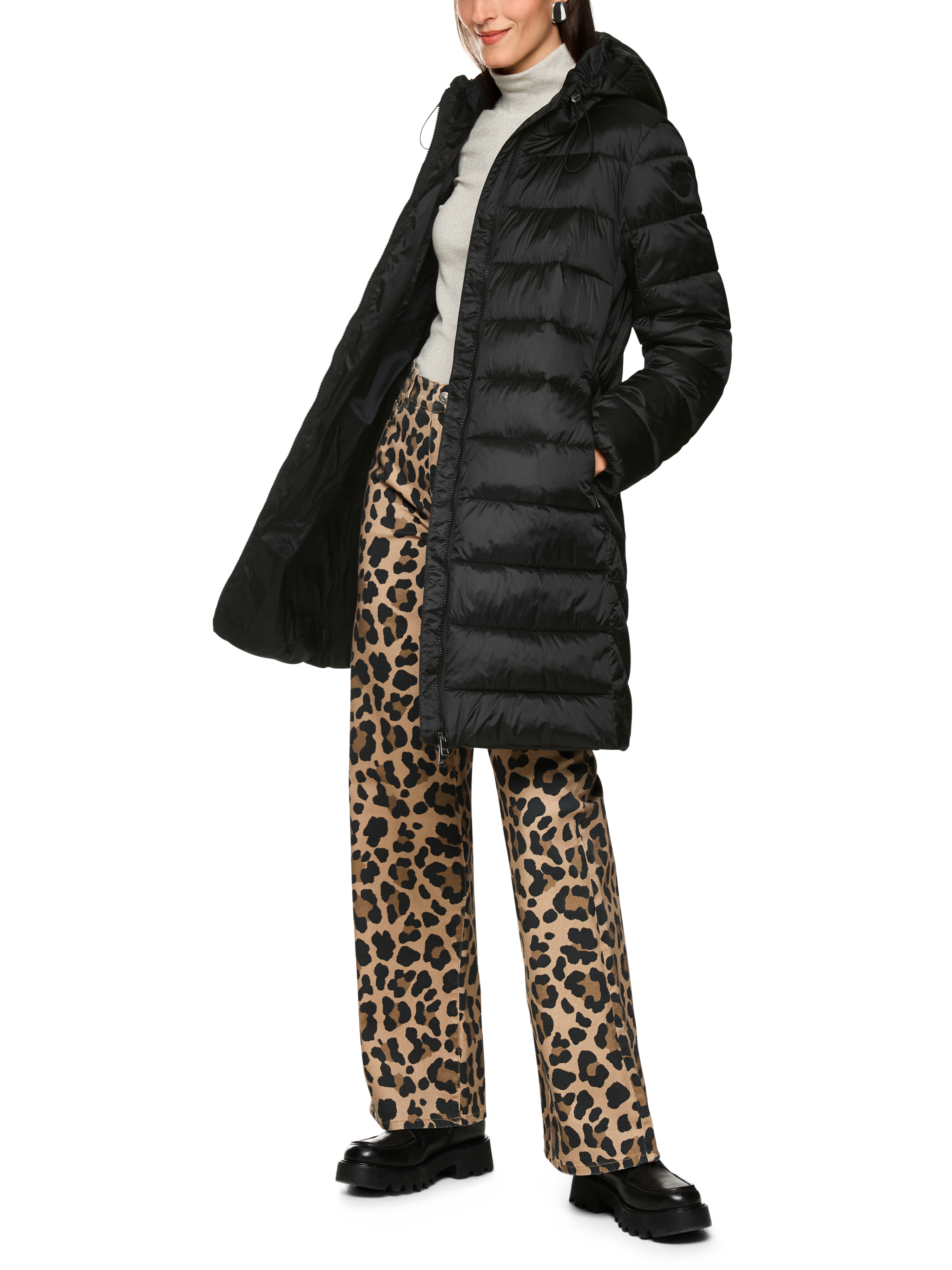 Gesteppter Mantel "Rethink Together"