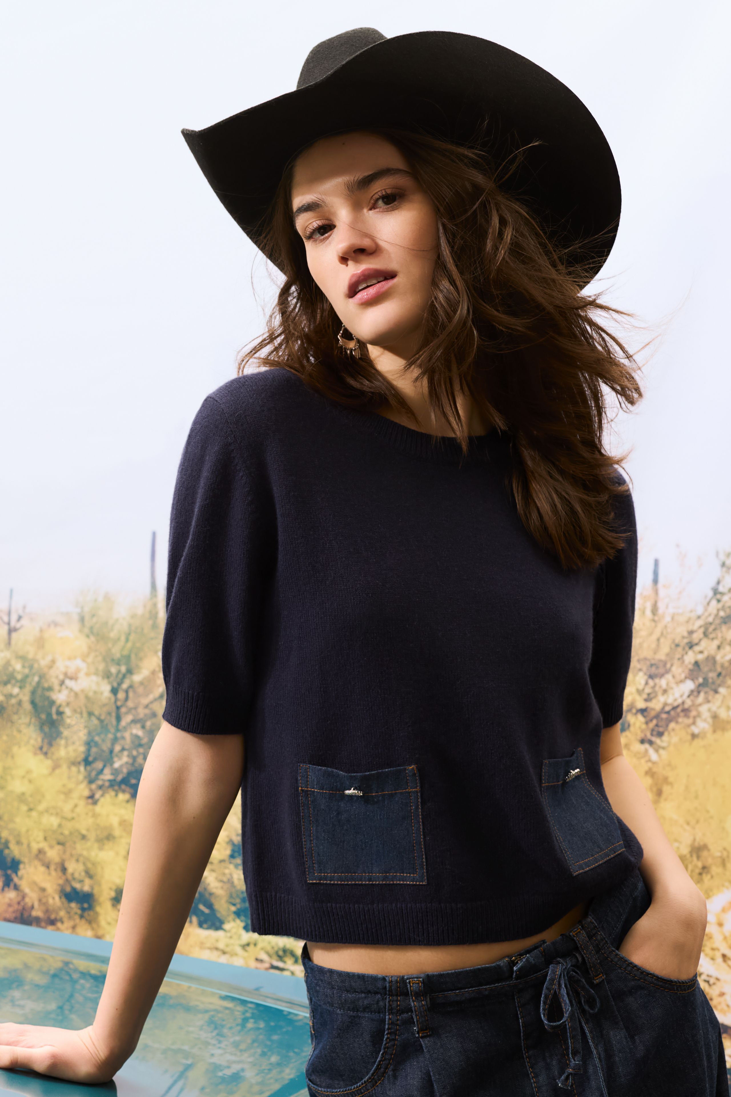 Jeans THE PALAZZO Wide Leg, long