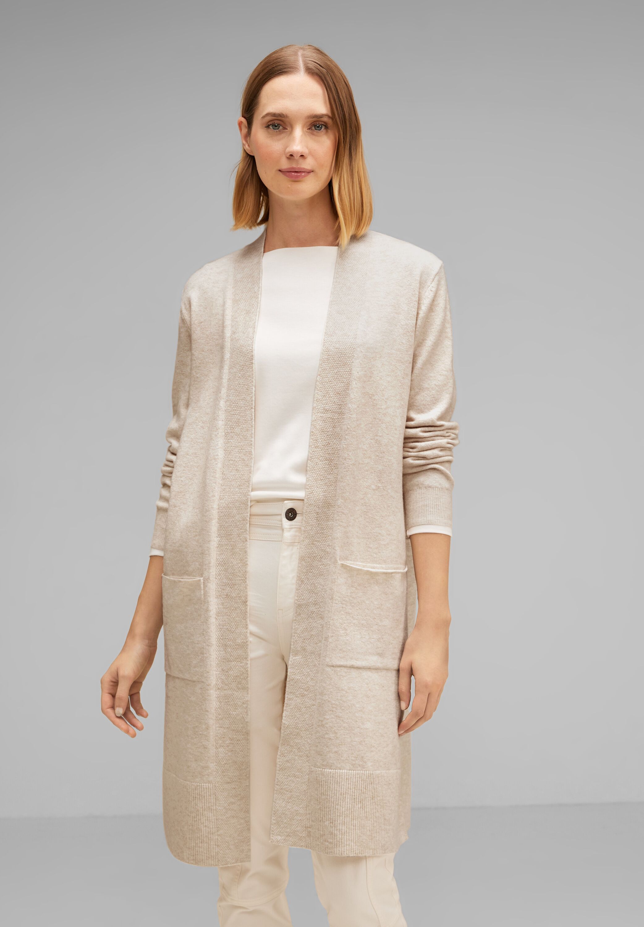 Offener Long Cardigan