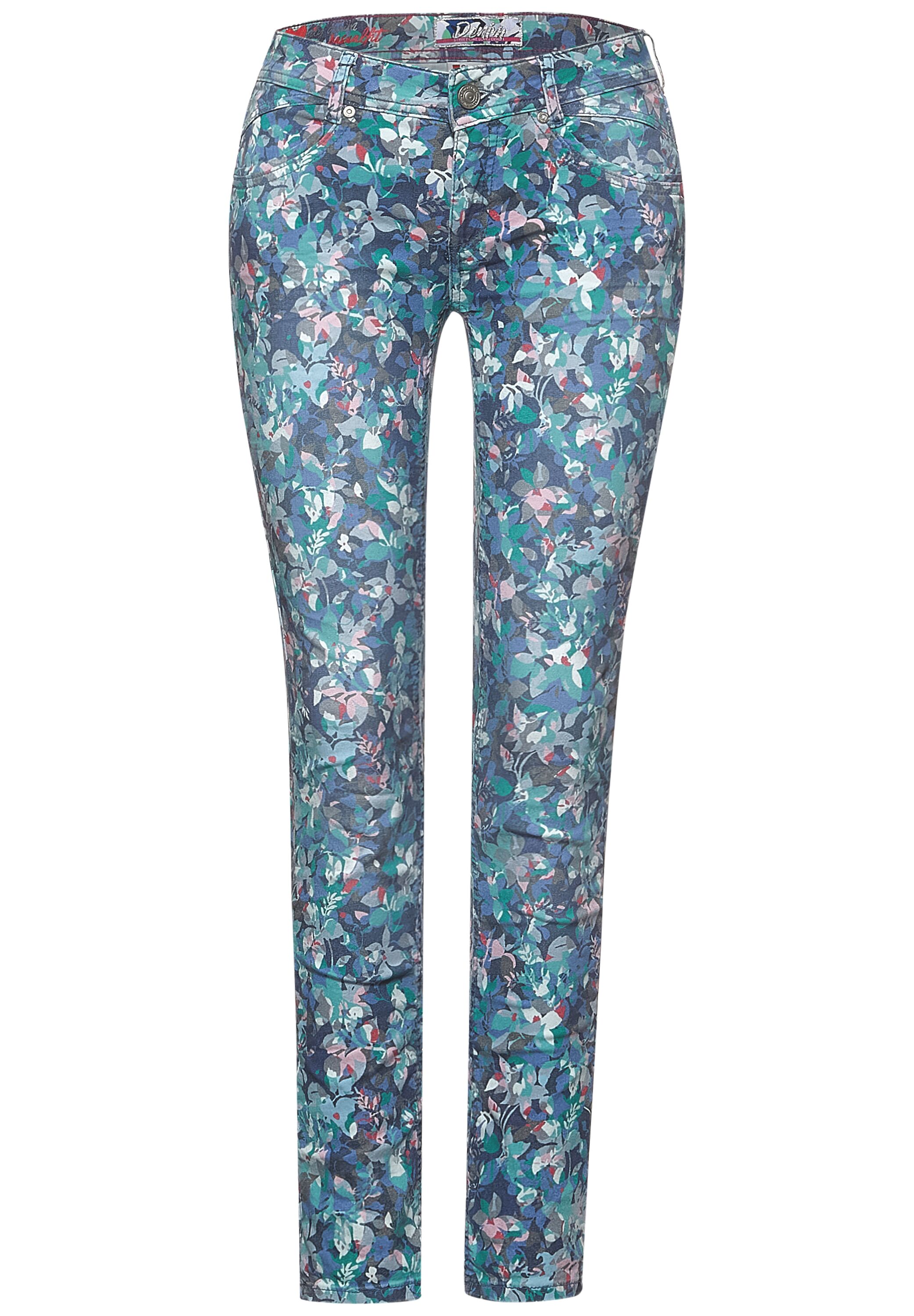 Hose mit Blumen Print