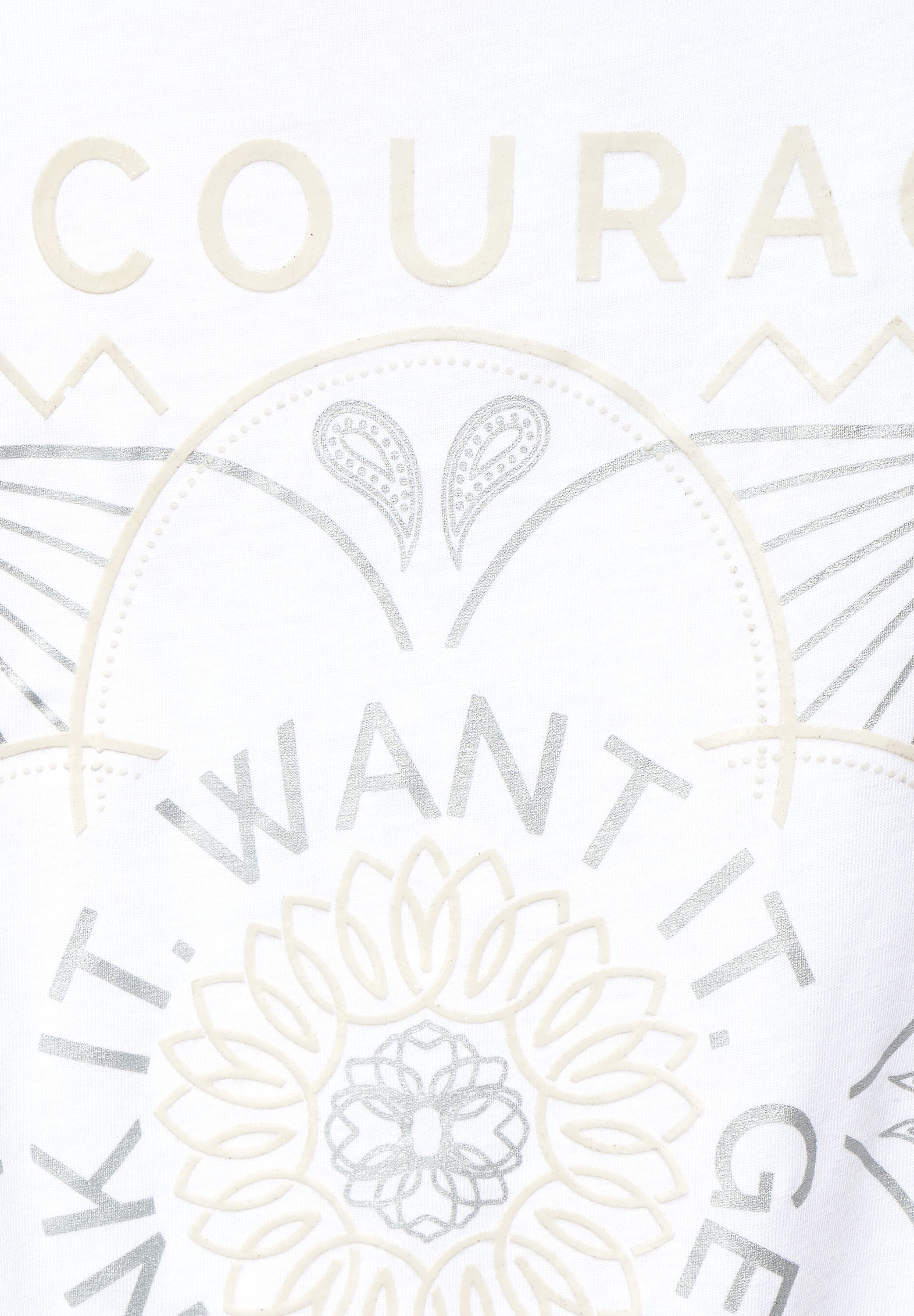 T-Shirt mit Knoten Detail