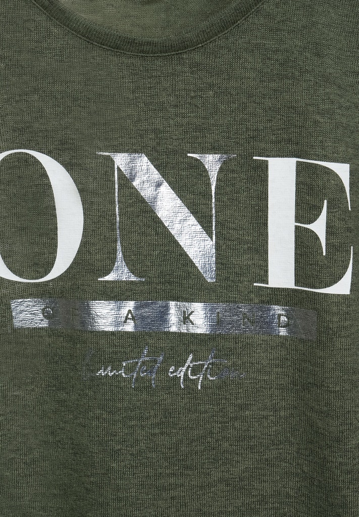 T-Shirt mit Partprint