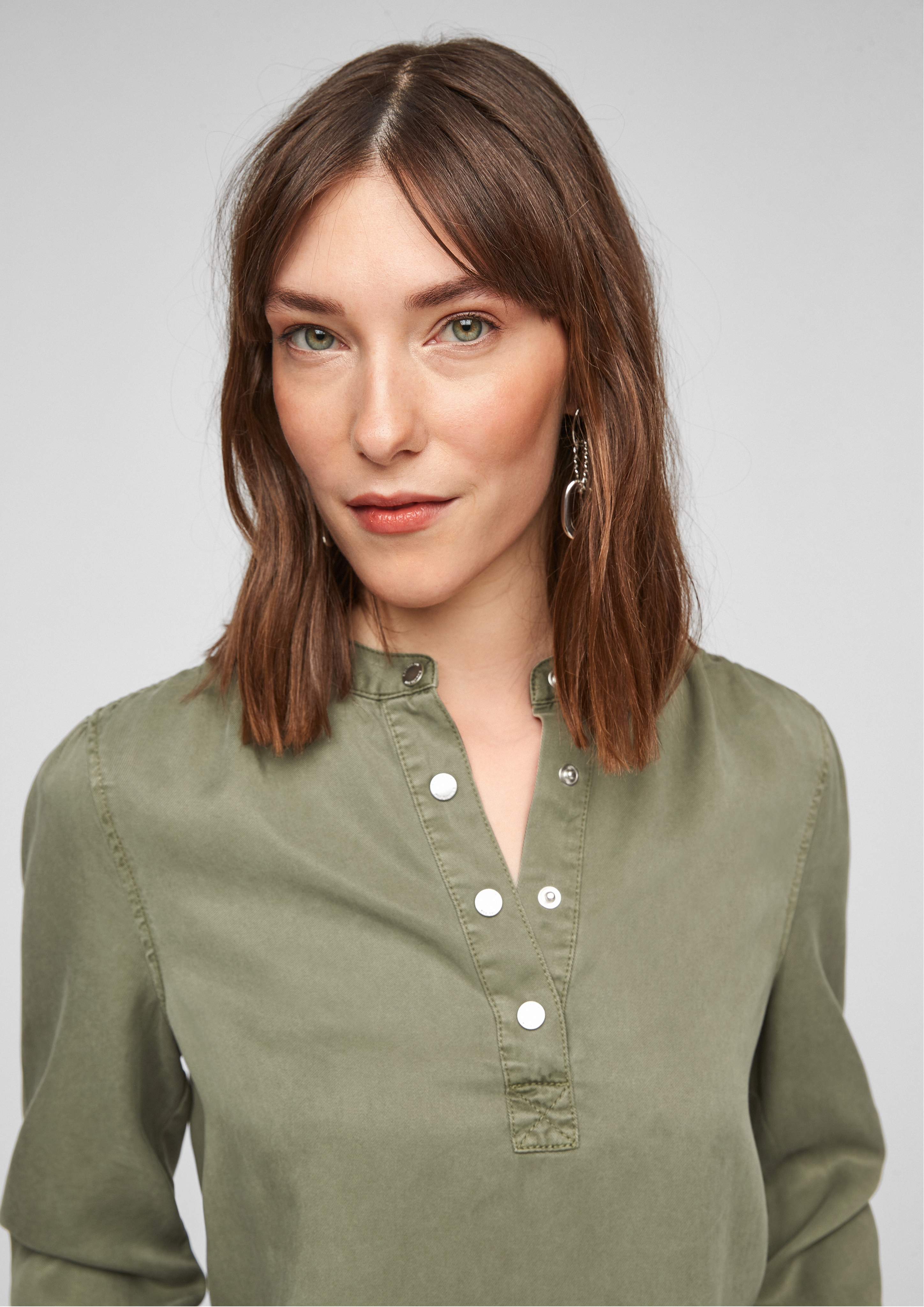 Twill-Bluse
