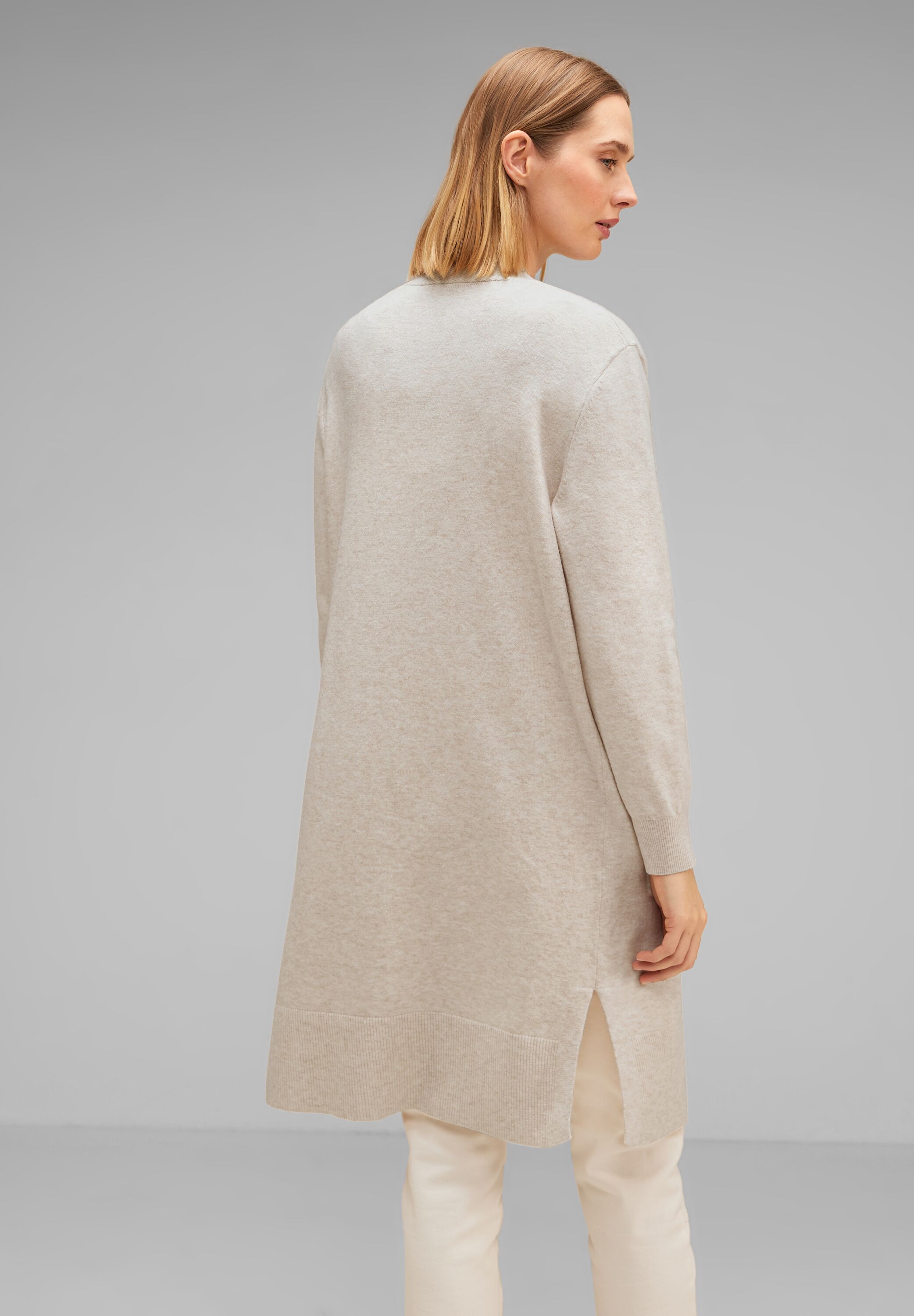 Offener Long Cardigan