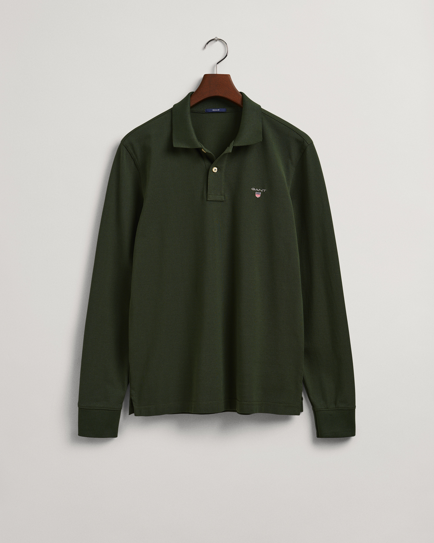 Original Piqué Langarm-Poloshirt