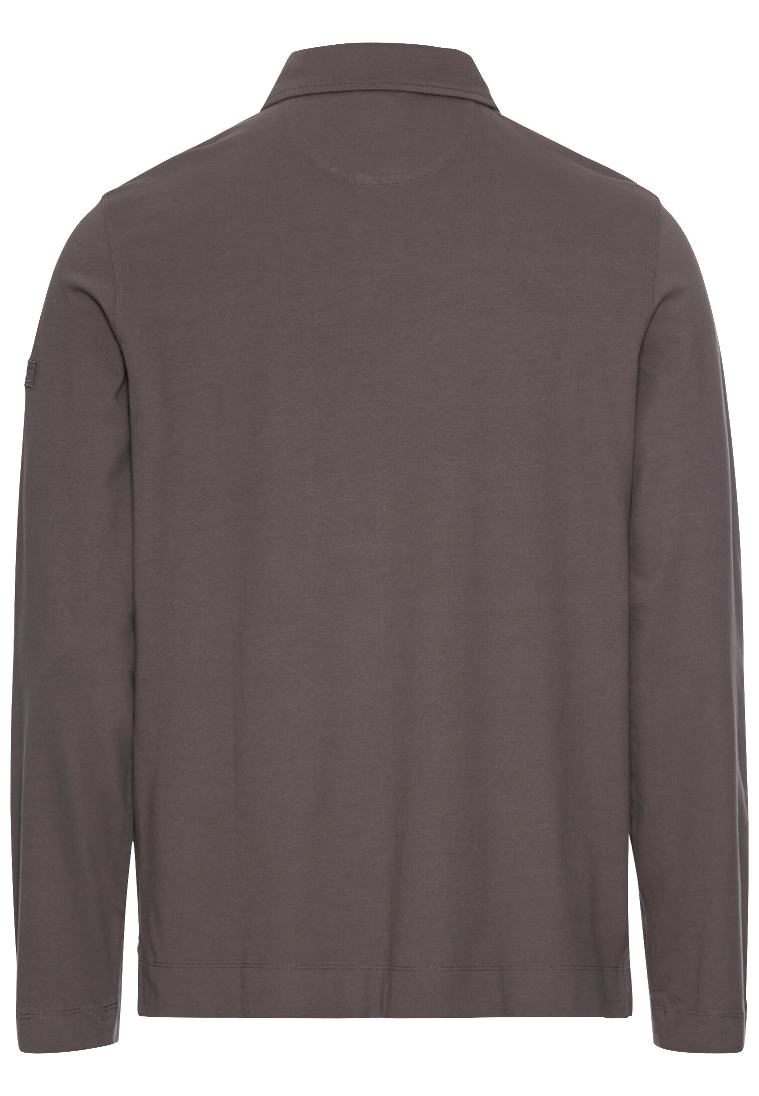 Langarm Poloshirt aus reiner Baumwolle