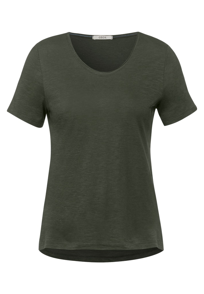 Basic T-Shirt in Unifarbe