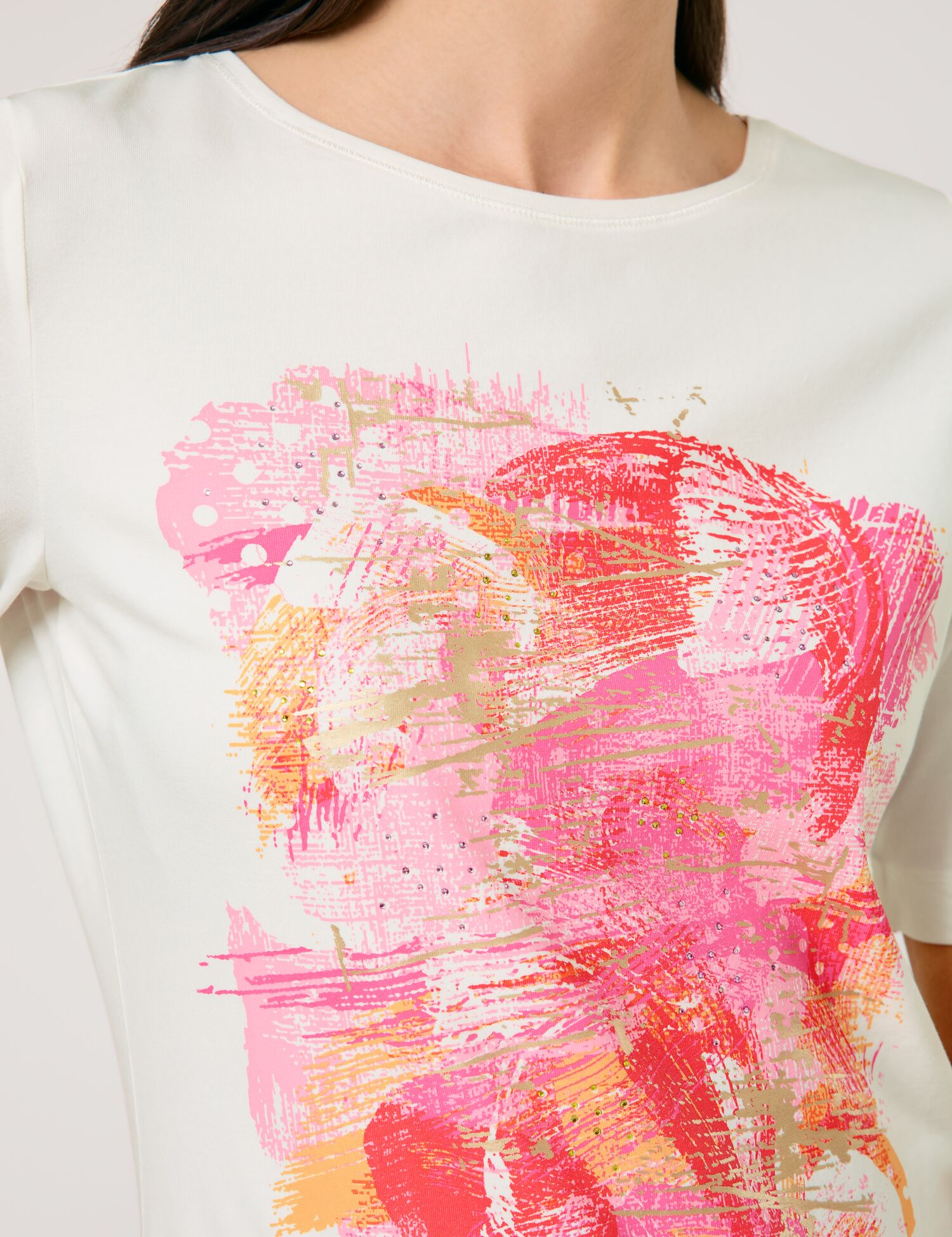 Halbarmshirt mit Frontprint