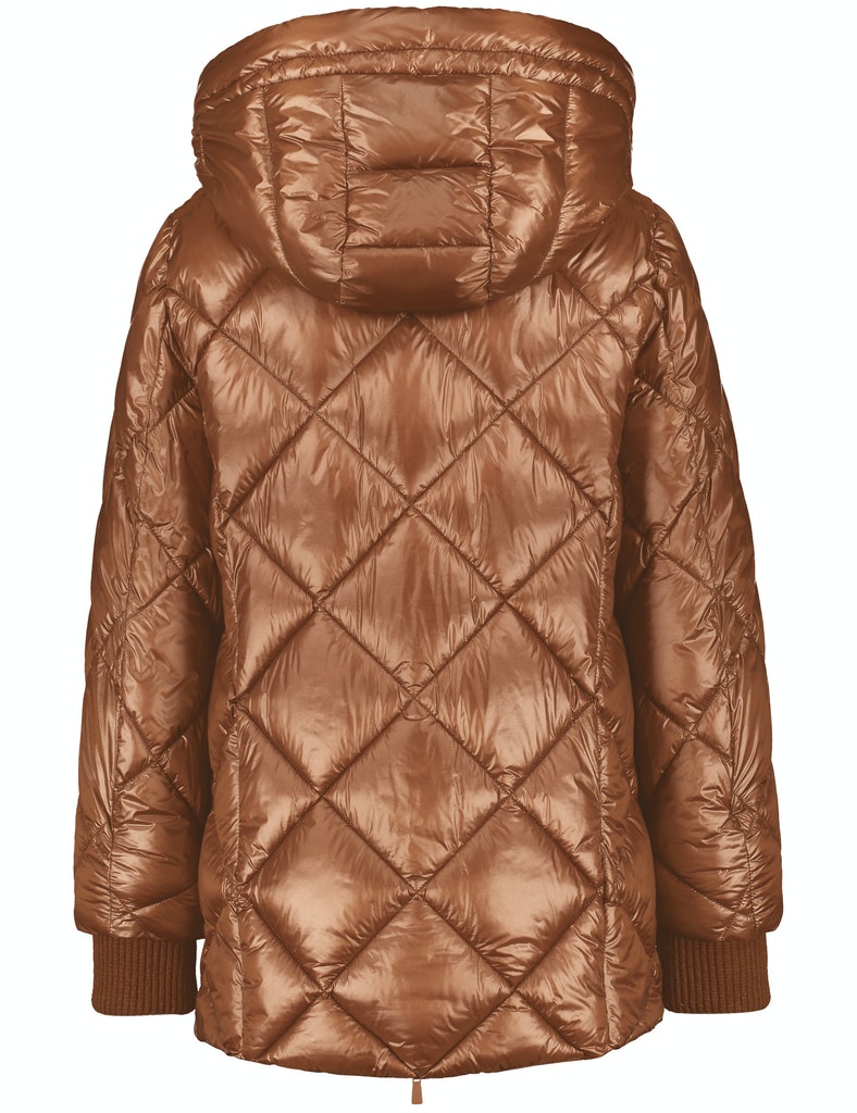 Jacke mit Rautenstepp