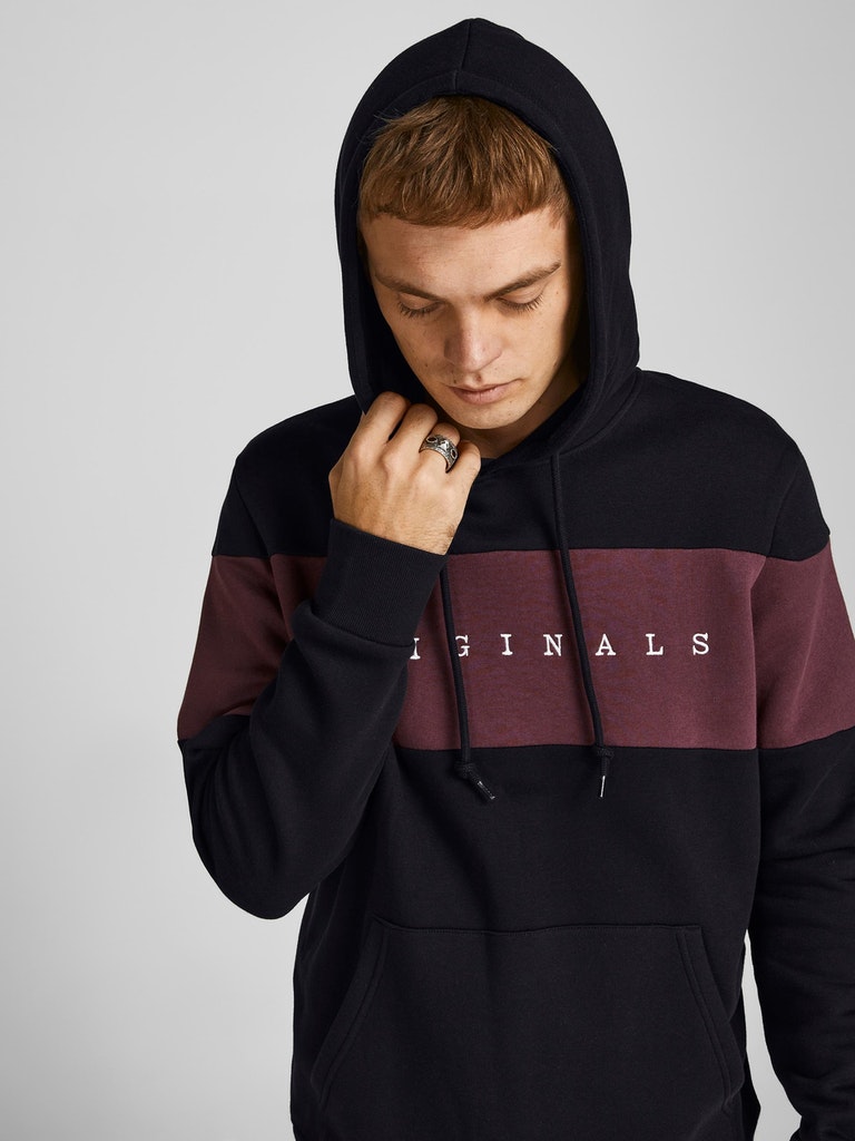 JORCOPENHAGEN BLOCK SWEAT HOOD BF LN