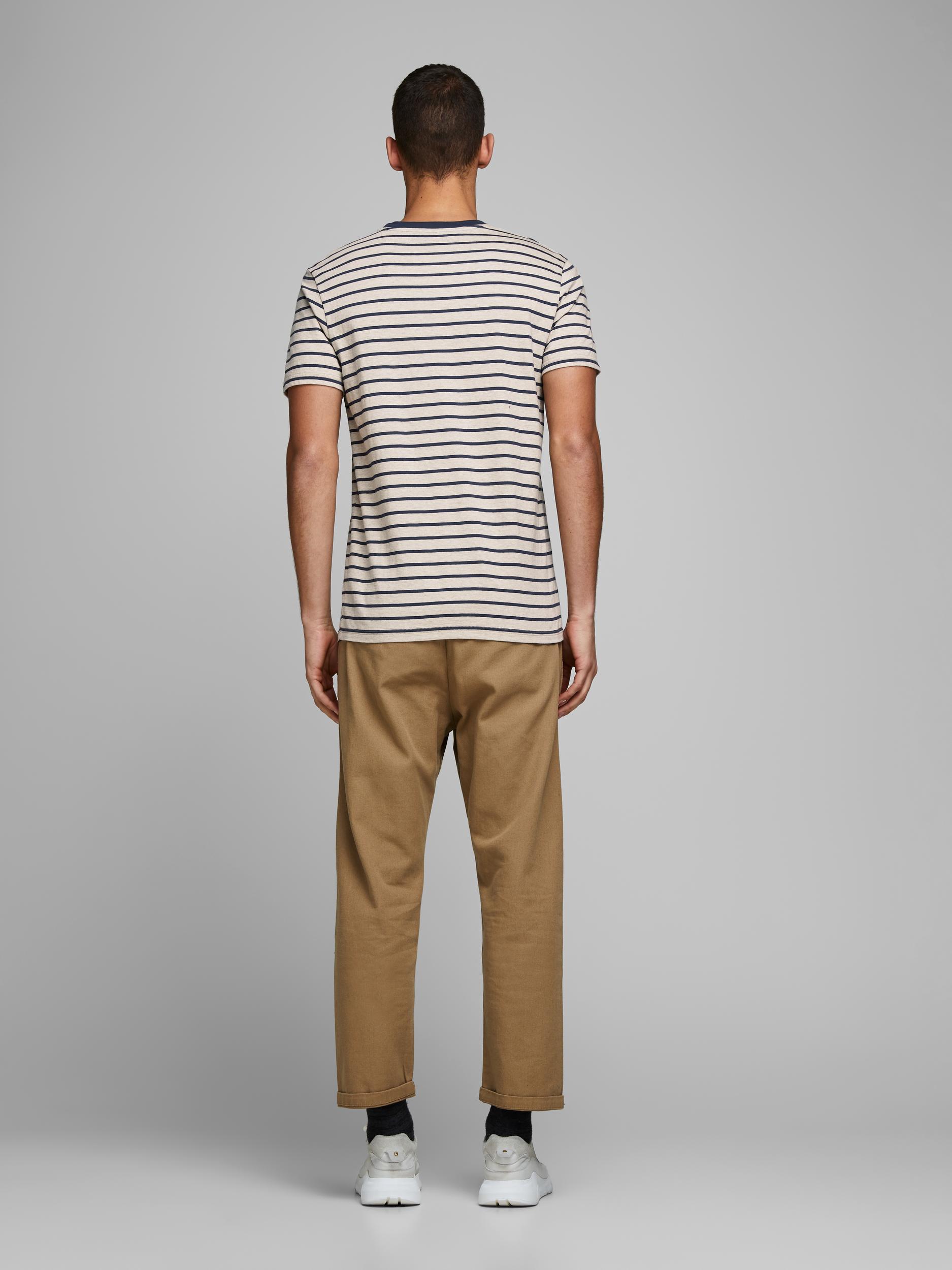 JJESTRIPED TEE SS CREW NECK STS