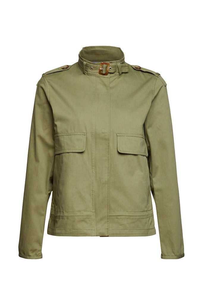 Jacke mit dekorativen Patten