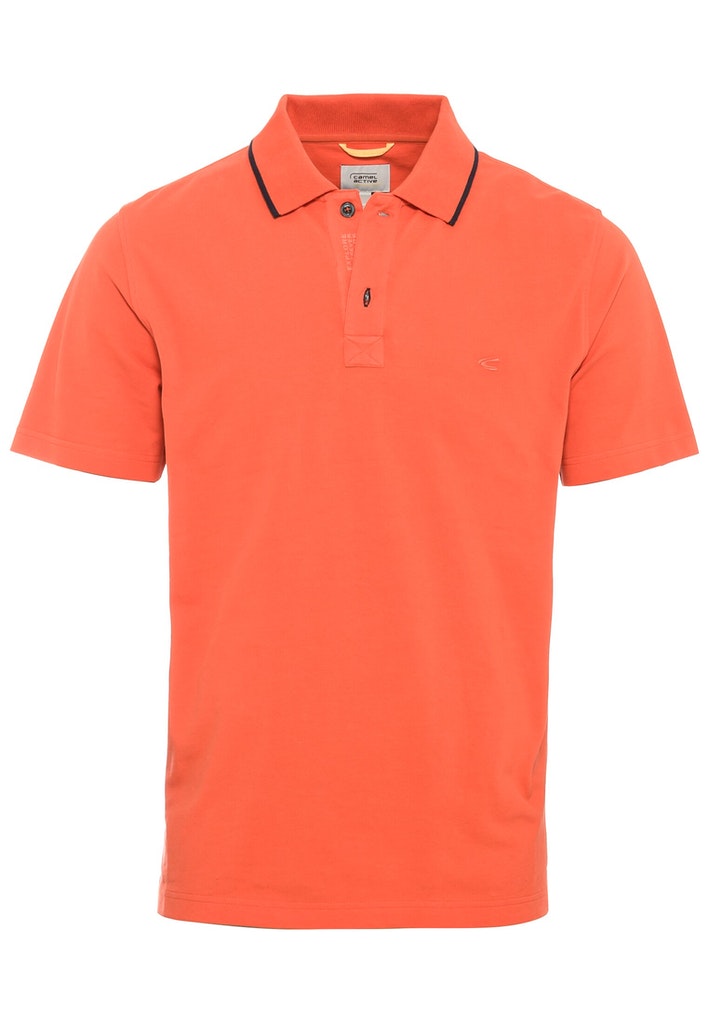Kurzarm Poloshirt aus reiner Baumwolle