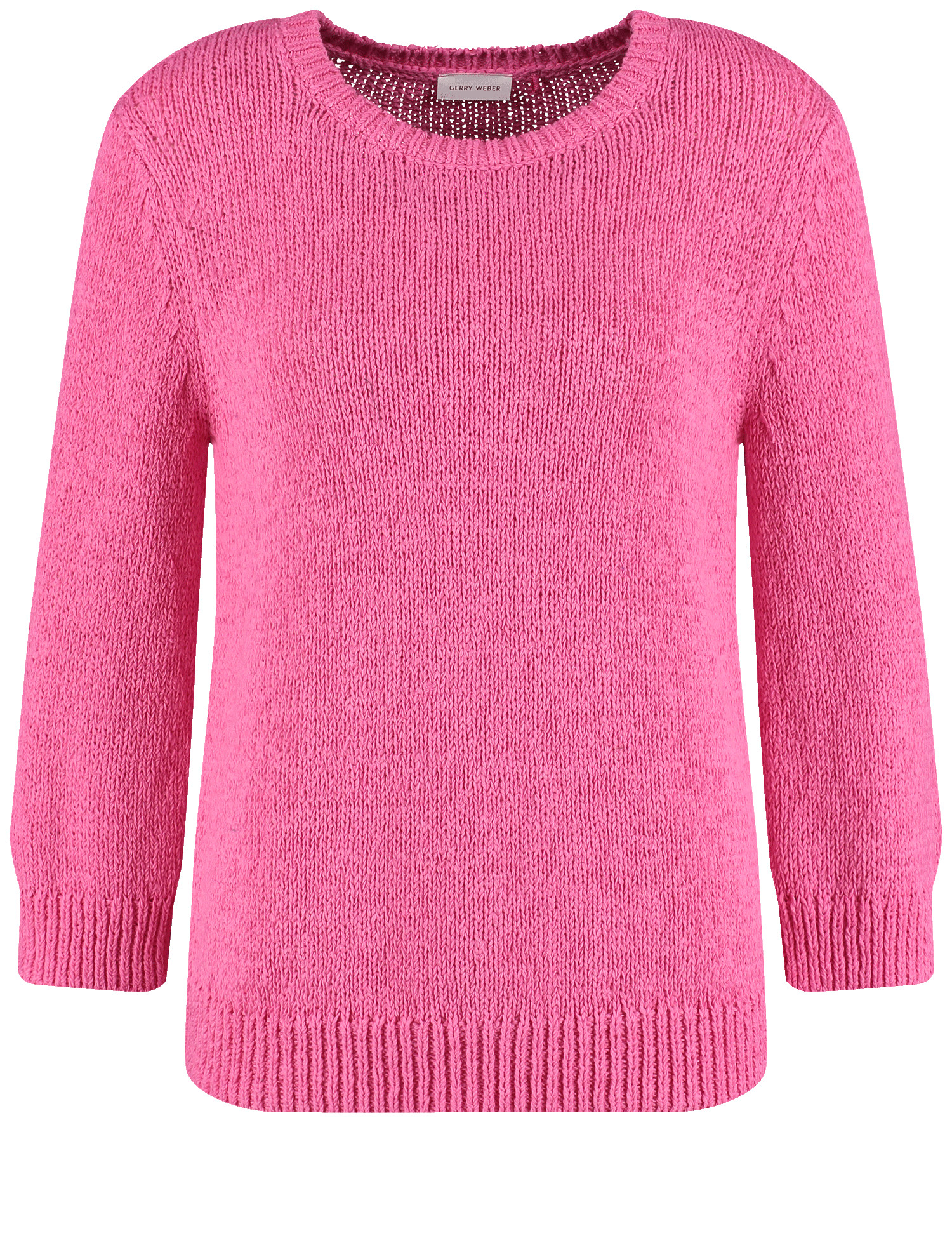 3/4 Arm Pullover aus Baumwoll-Mix