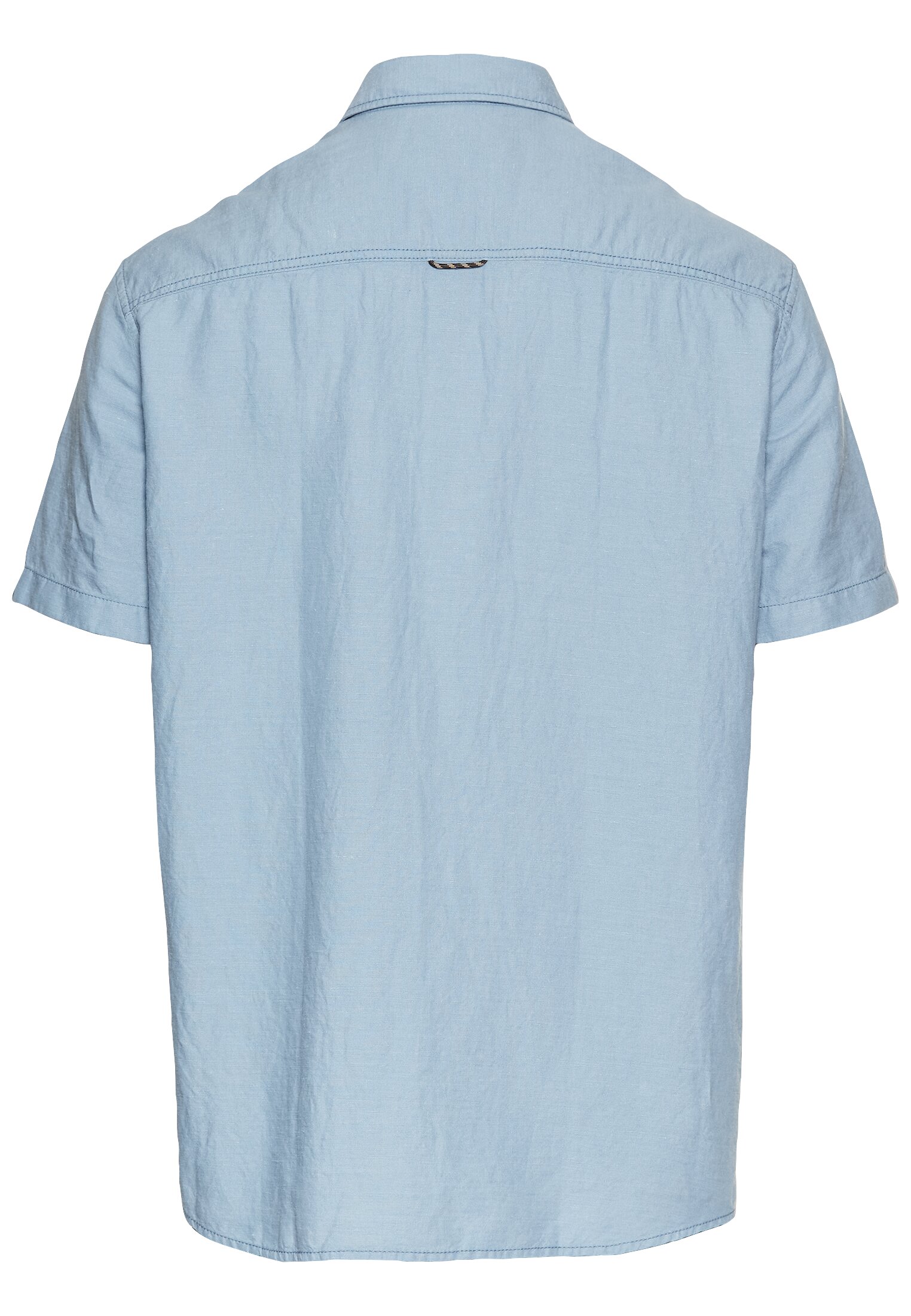 Kurzarmhemd aus einem Baumwoll-Leinenmix