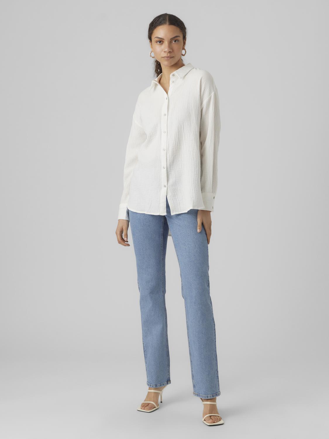 VMNATALI NIA LS LOOSE SHIRT WVN GA NOOS