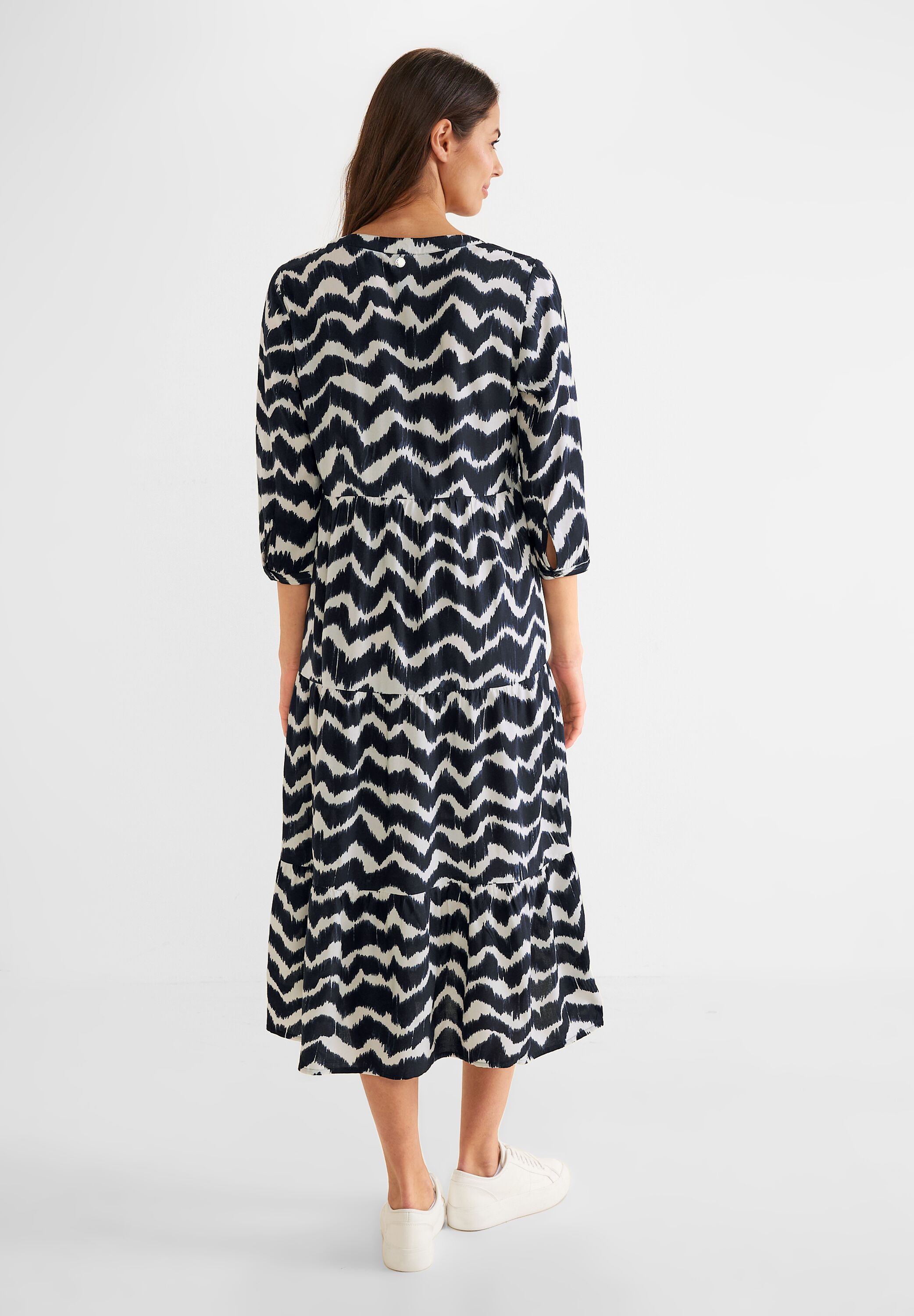 Ethno Midi Kleid mit Print